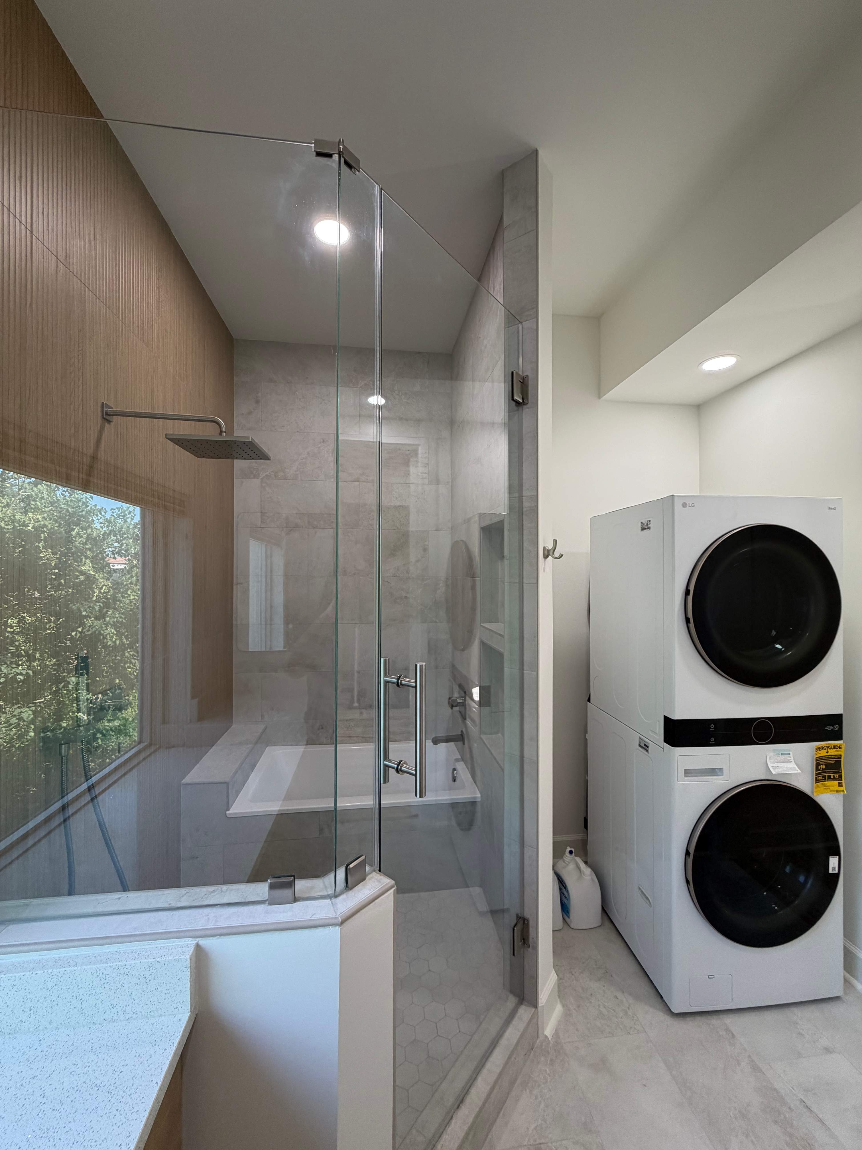 Shower Remodel Project in Houston by Blue Stone Construction of Texas LLC