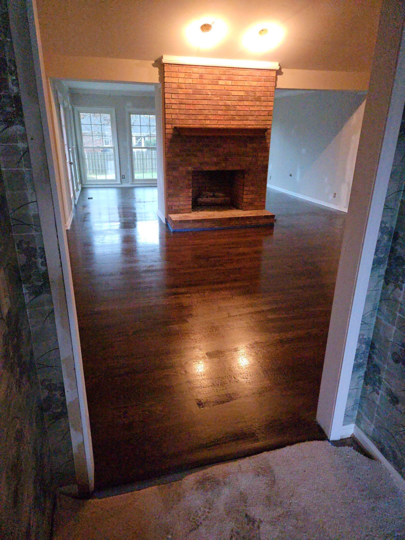Hardwood Install & Refinish in Jacobean Satin  by Footprints Floors of Nashville