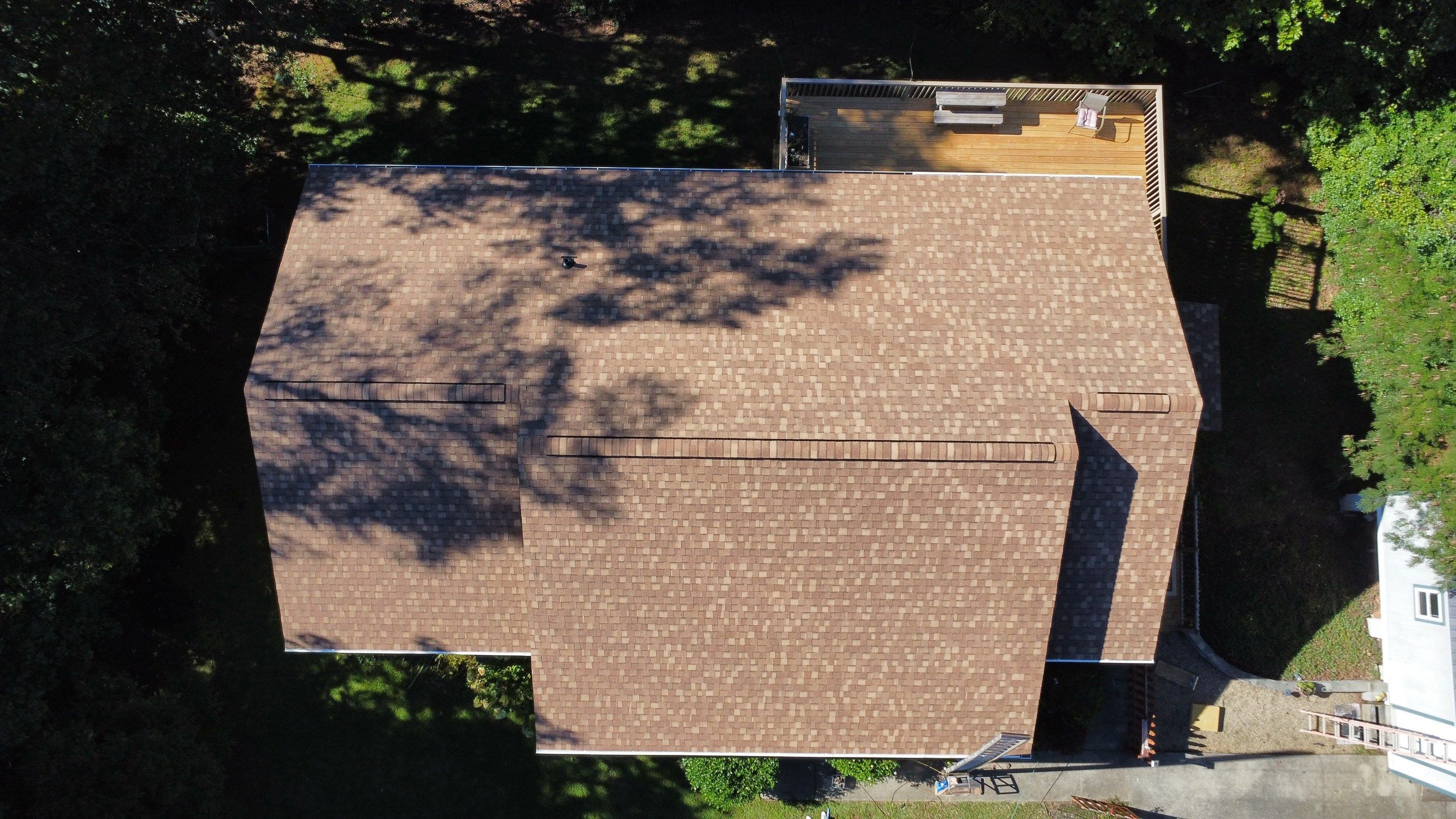 New Asphalt Architectural Shingle Roof and Gutter Guards in Salem by Roofsters