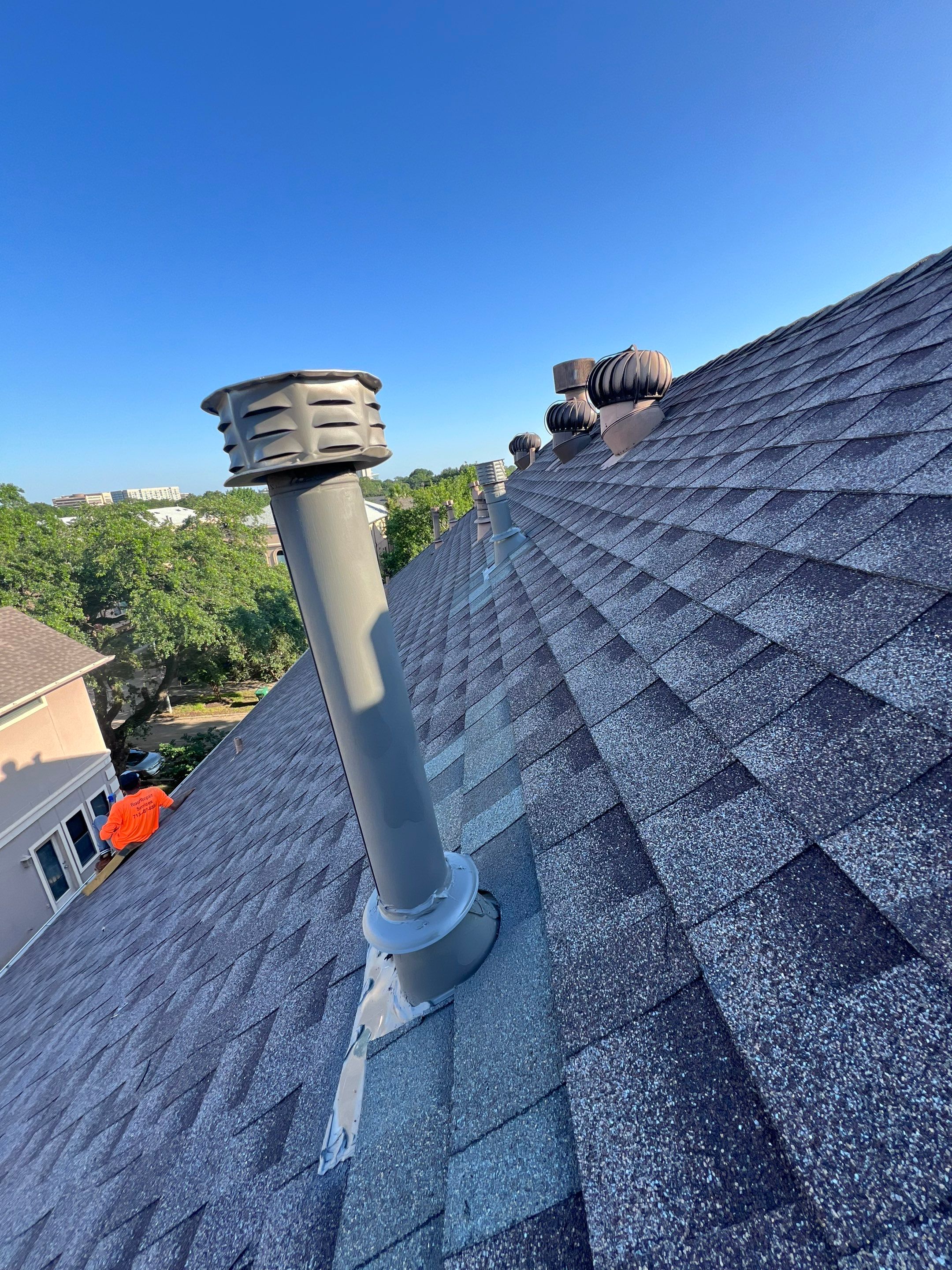 Hail Damage using Owen's Corning Duration (Lifetime) Shingles by Roof Repair Company