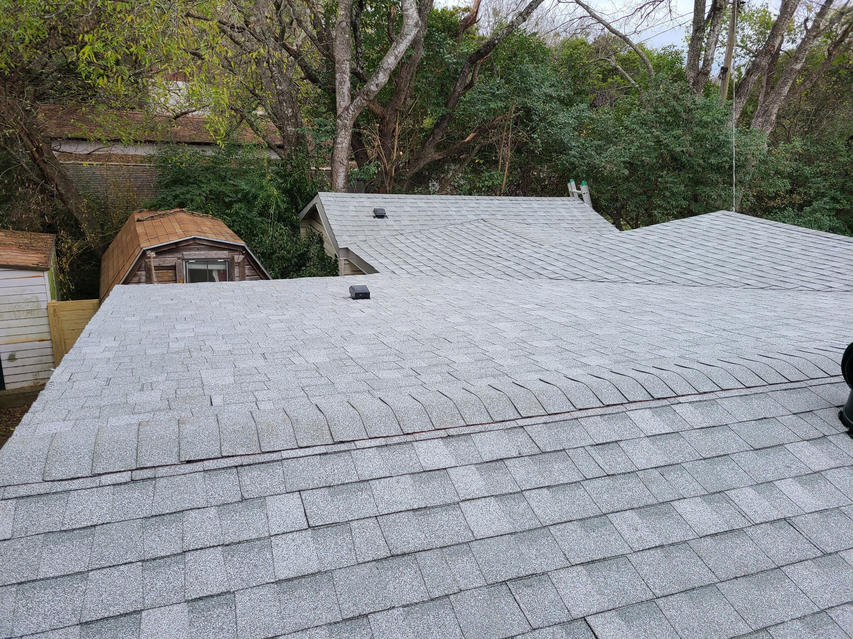 Residential Roofing Installation using ATLAS Pinnacle Pristine Shingles by Harvey Roofing & Construction