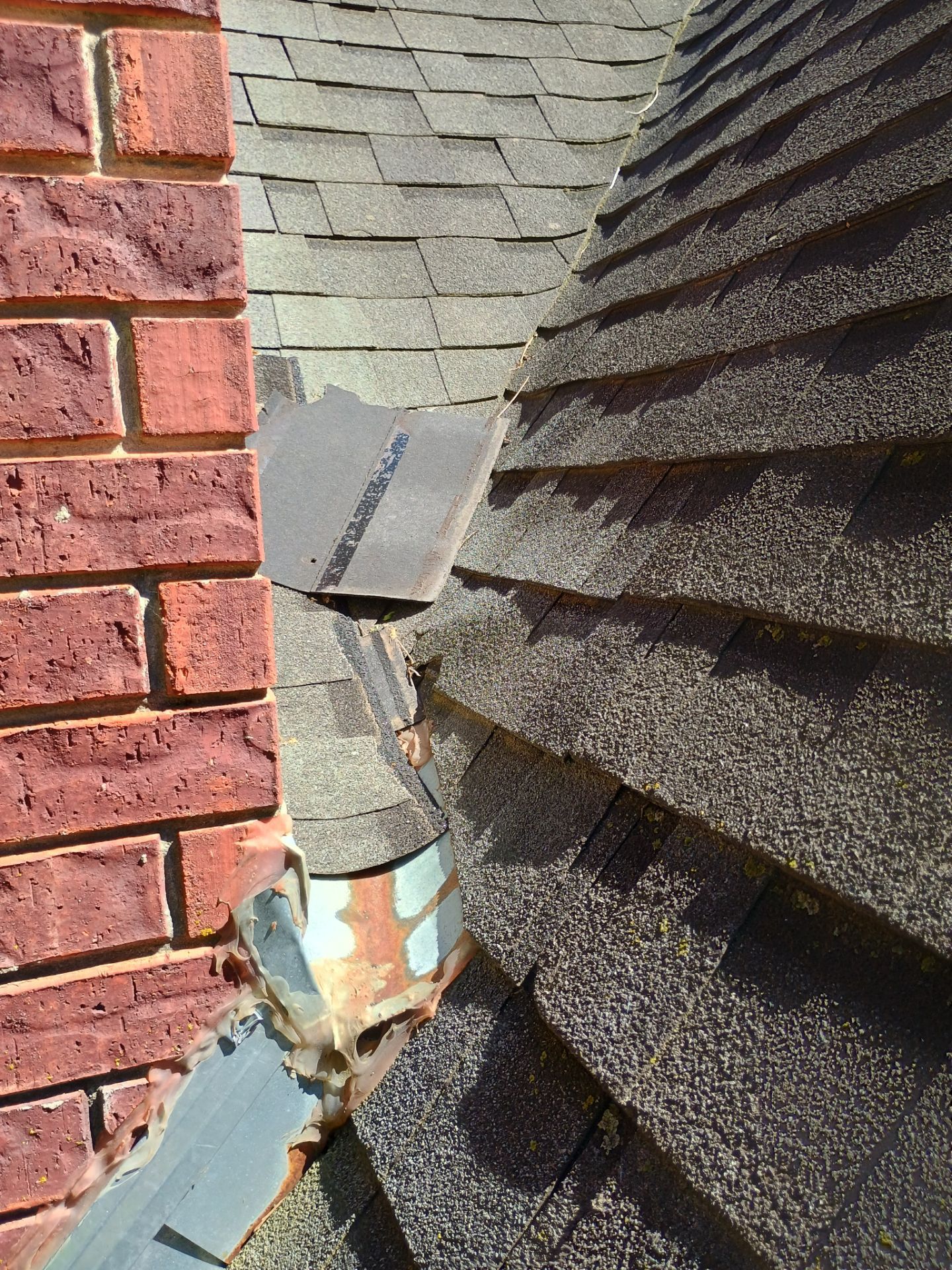 Architectural Shingle Roof Replacement for Brick Residence in Ardmore by BANA Roofing and Solar Supply