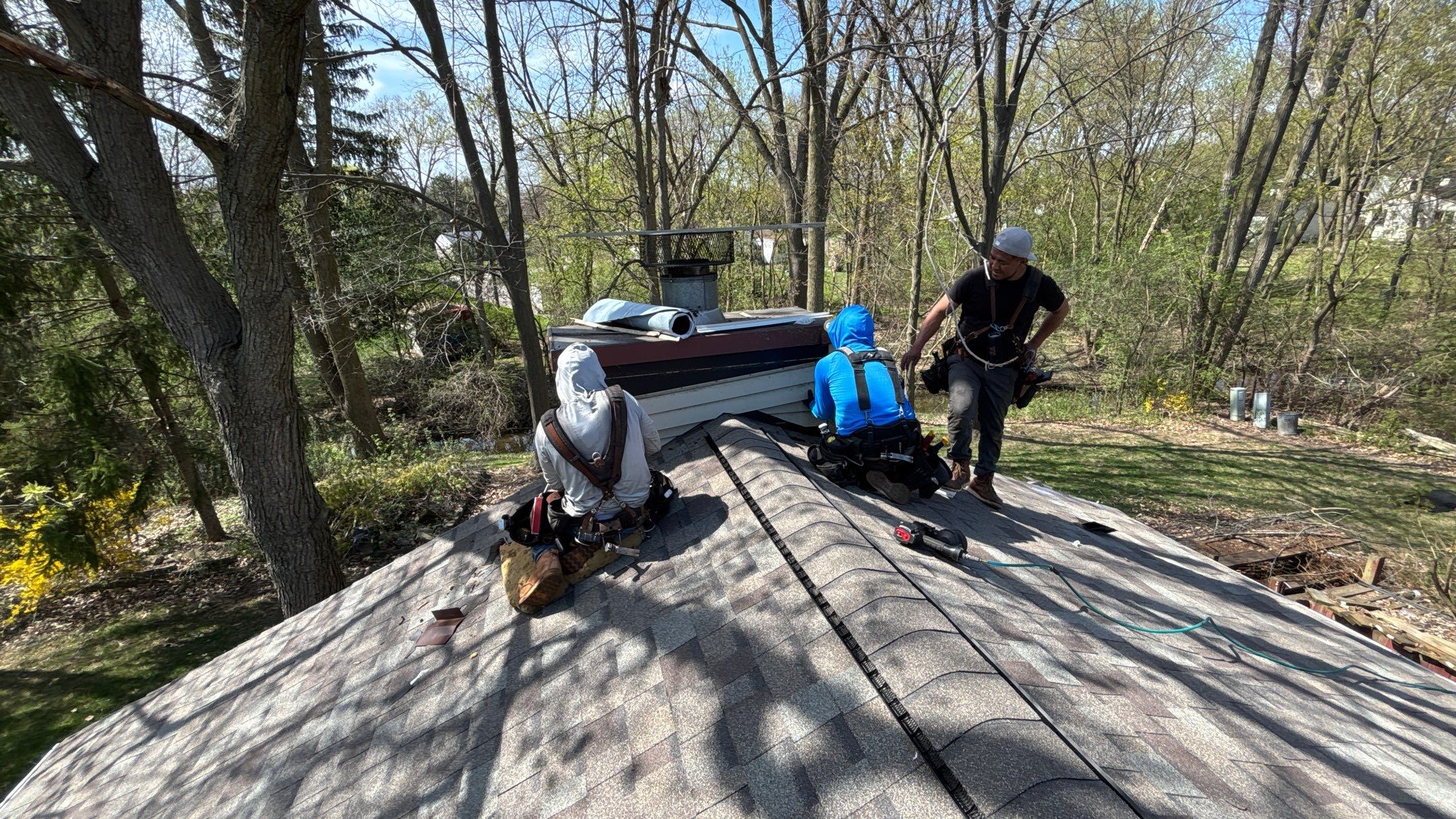 Roof Replacement using Owens Corning Driftwood by 180 Contractors