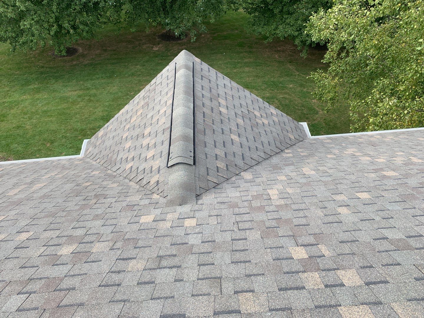 Residential Roofing Installation using Atlas Pinnacle Pristine Heather Blend by Frederick Roof Repair