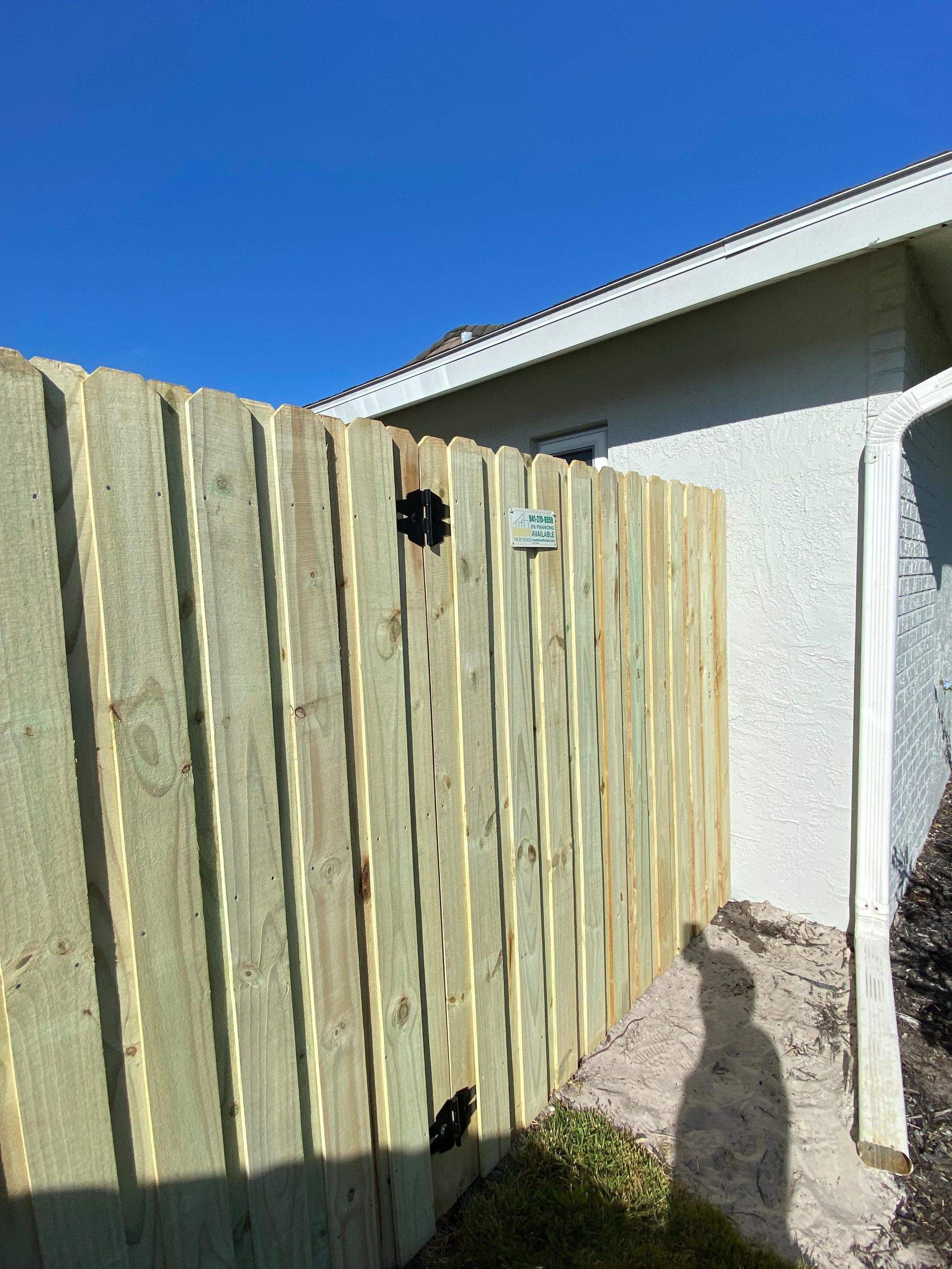 Wood Install in Bradenton by True Fence LLC