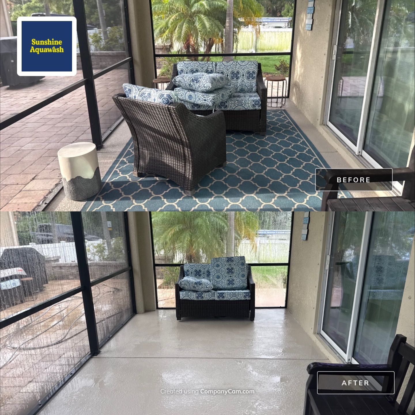 Pool Deck, Lanai & Pool Cage Cleaning in Oakleaf Hammock – Ellenton, FL 34222 by Sunshine AquaWash
