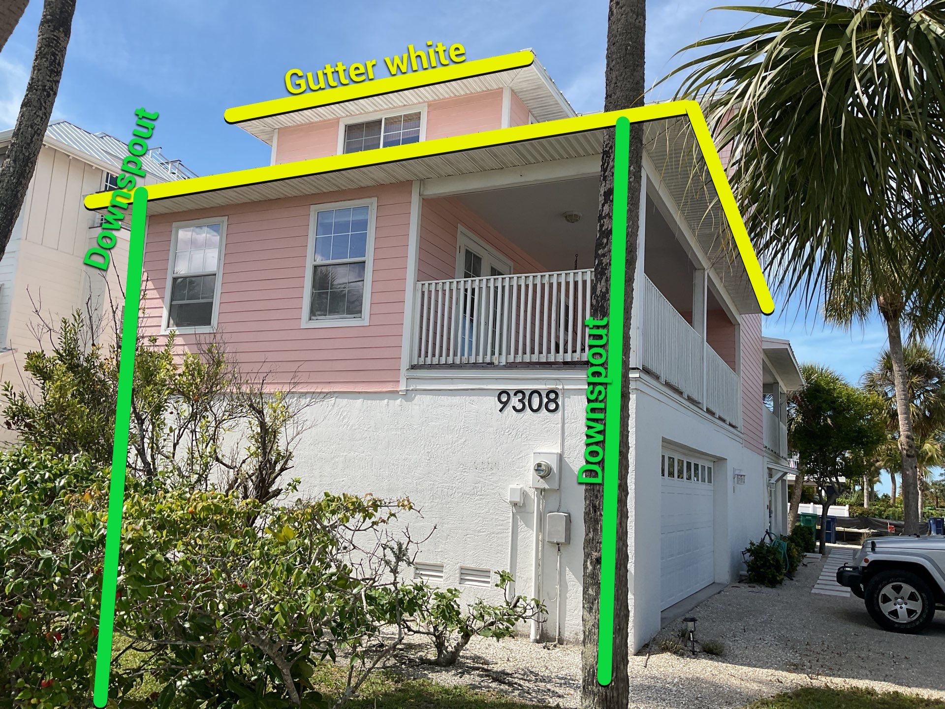 Downspout Extension Project in Anna Maria by Gutter Professors