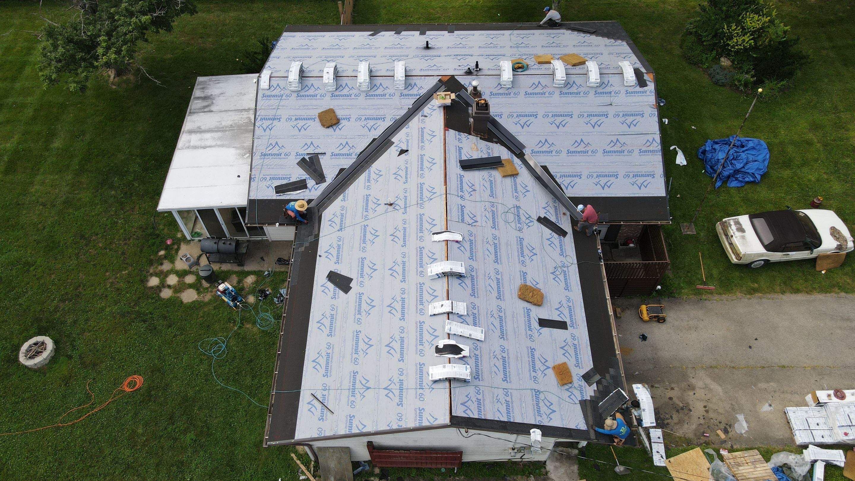 Residential Roofing Installation using Atlas Pristine by Tamlin Roofing