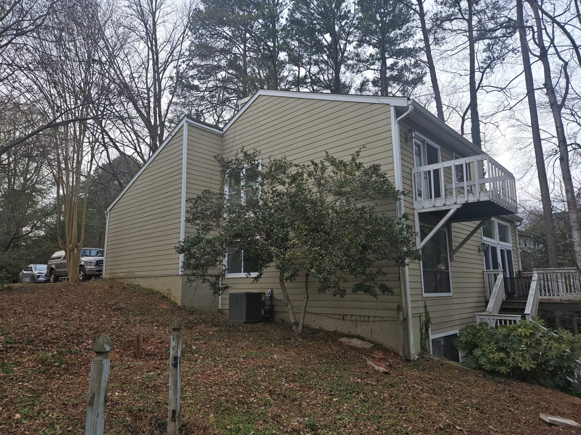 Exterior Painting with Accent Color and James Hardie Siding Installation in Marietta, GA by Nelson Exteriors