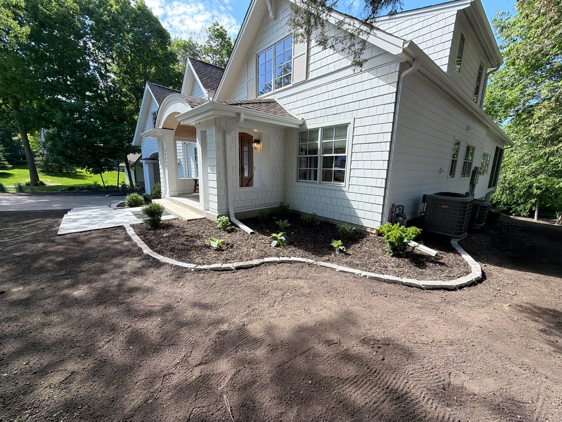New build Landscape Renovation by Sota landscaping