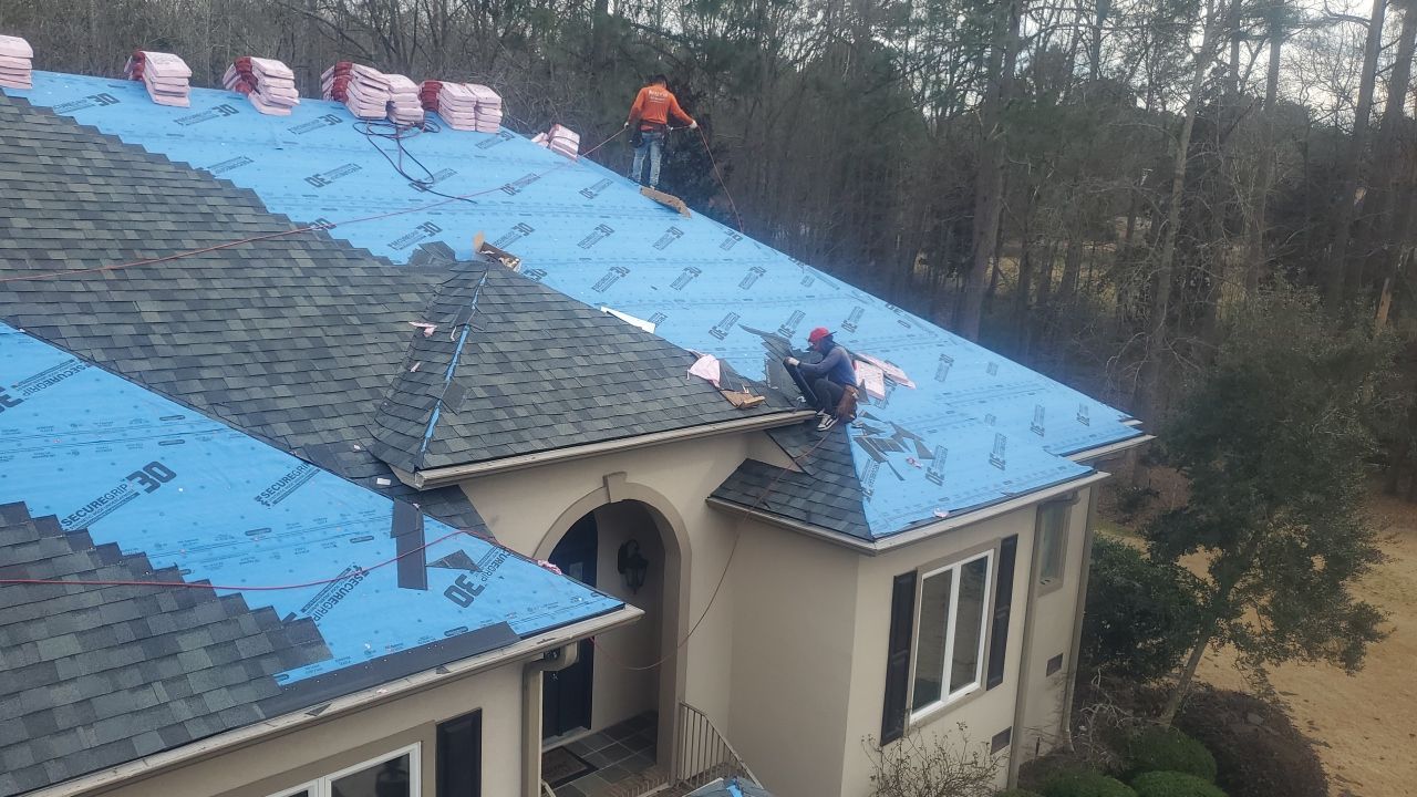 Residential Roofing Installation using Owens Corning by Inspector Roofing and Restoration