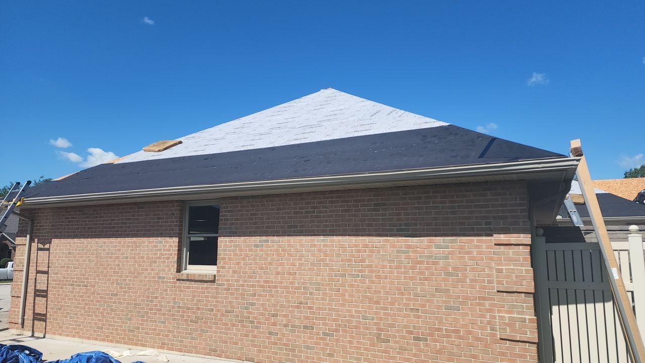 Residential Roofing Installation using GAF Timberline HDZ Weathered Wood by Nitro Roofing and Construction