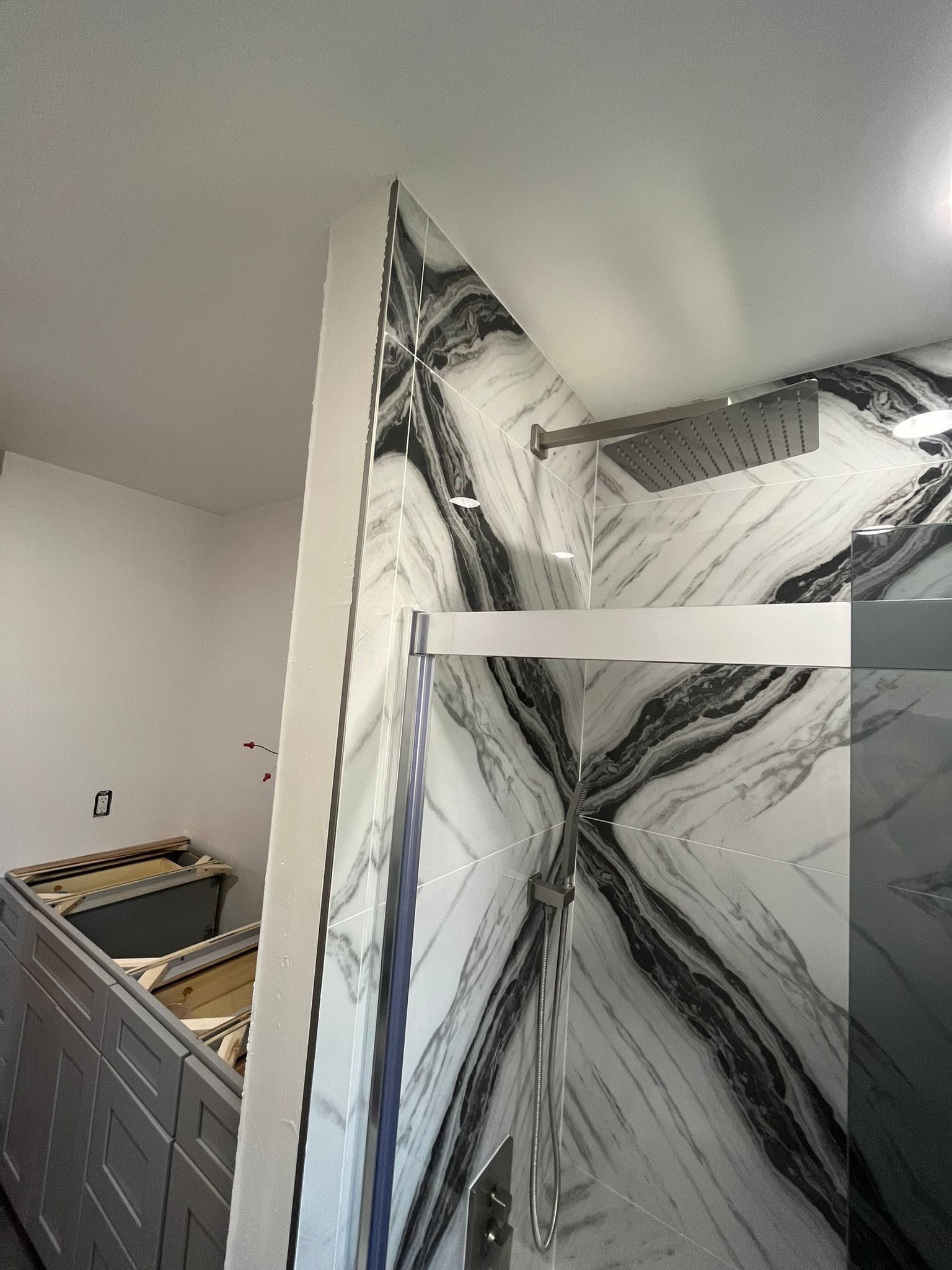 Bathroom Remodel using Tile by Home Concepts Construction