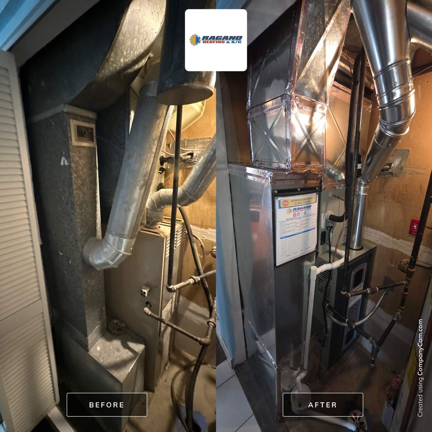 HVAC Replacement  by Ragano Heating & Air Conditioning Inc