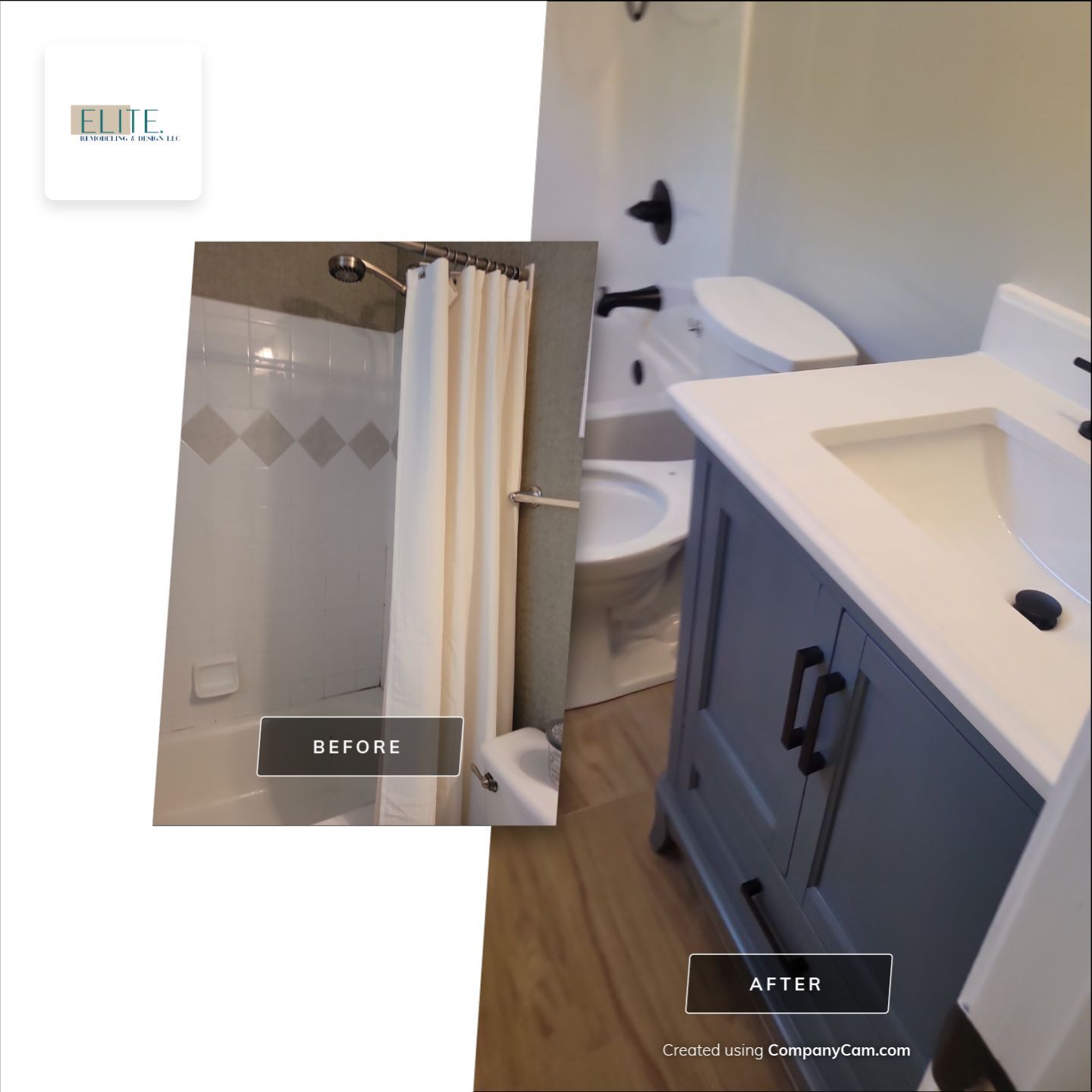 Classic Tub, Modern Touch – A Cary Full Bath Transformation in Cary by Elite Remodeling and Design LLC