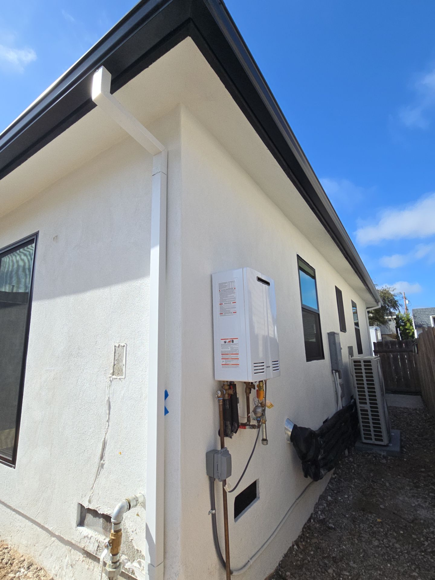 Rain Gutters Project in San Diego by Insulation Labs