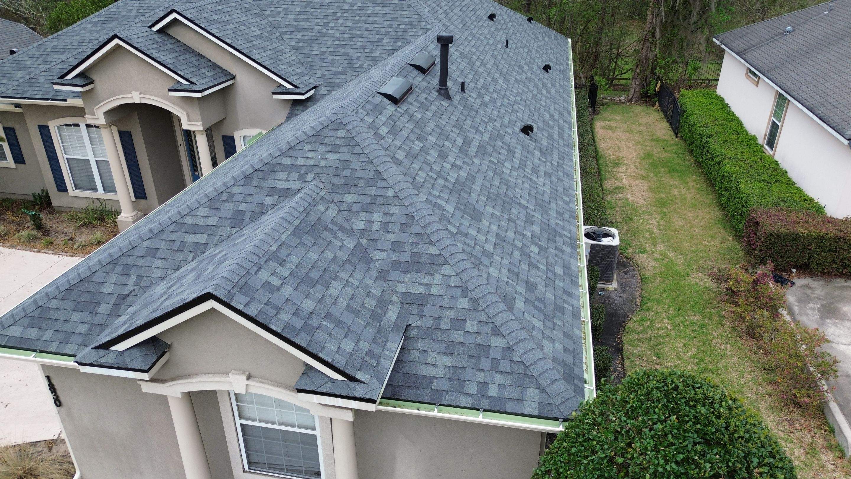 Reroofing hail damage in Gainesville, FL by Brehm Roofing