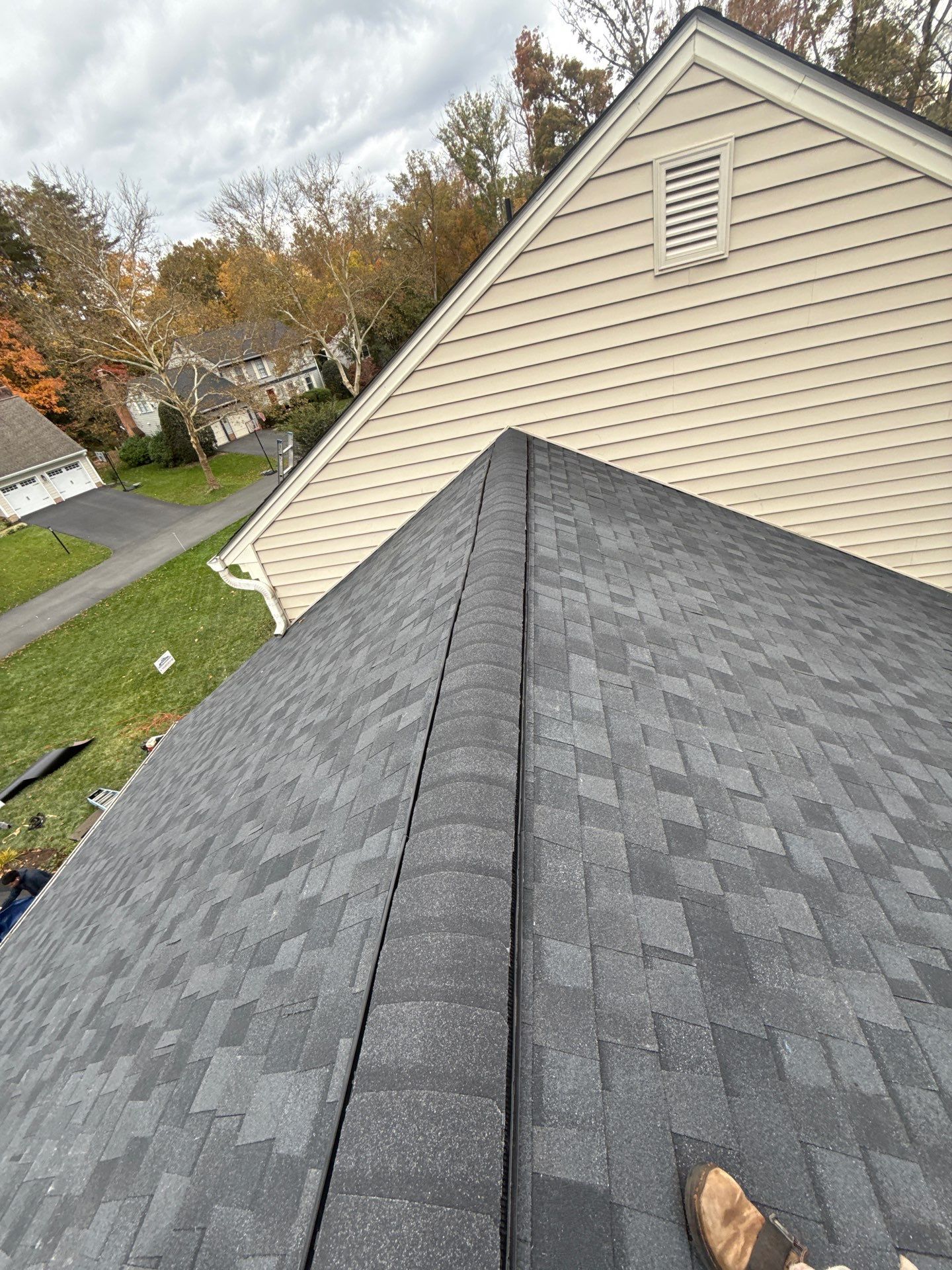 Alexandria :Residential Roof Replacement with CertainTeed Landmark Pro in Max Def Moire Black  by RM Banning, Inc.