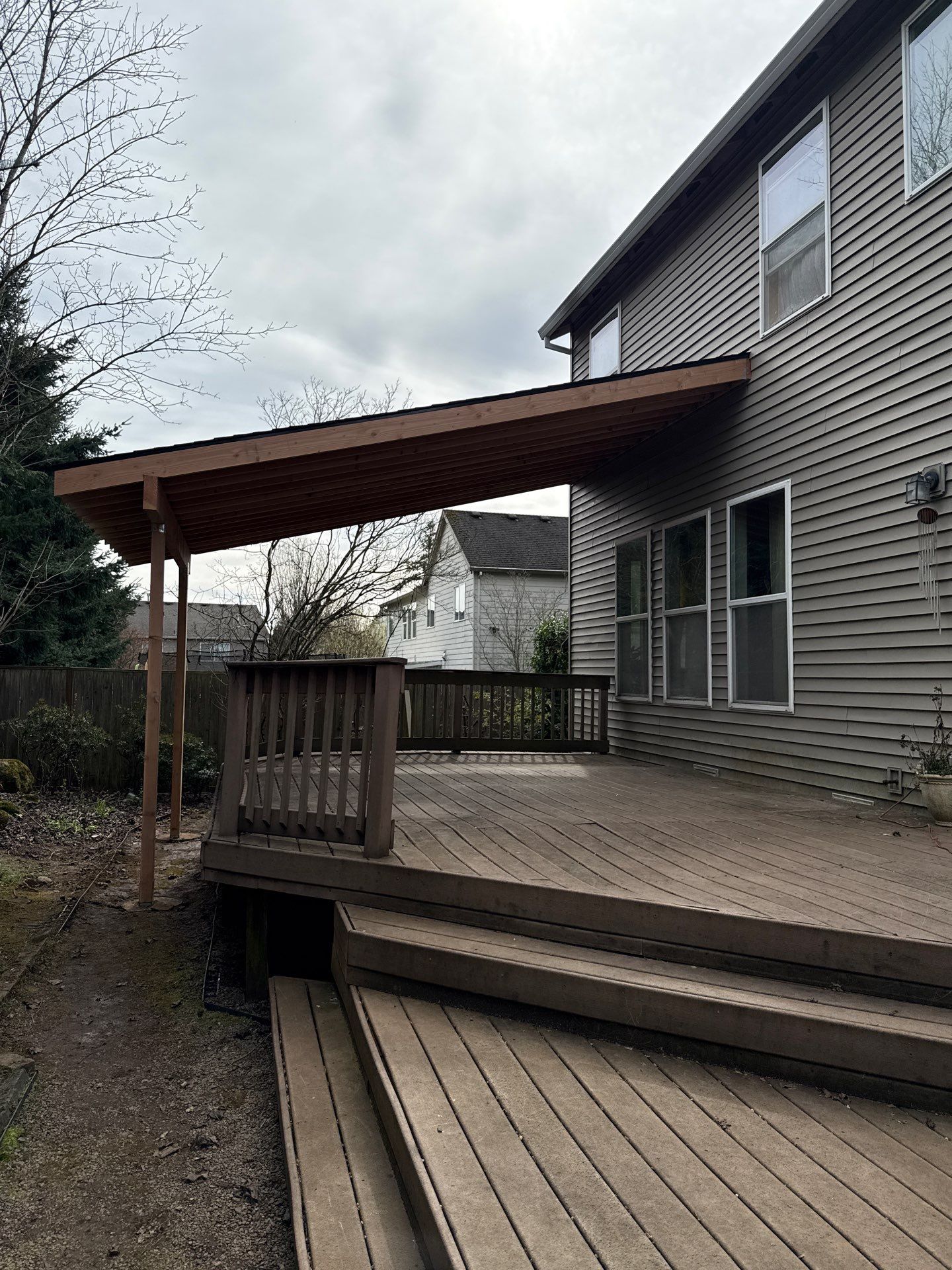 Patio Cover Installation in Oregon City by American Made Construction 