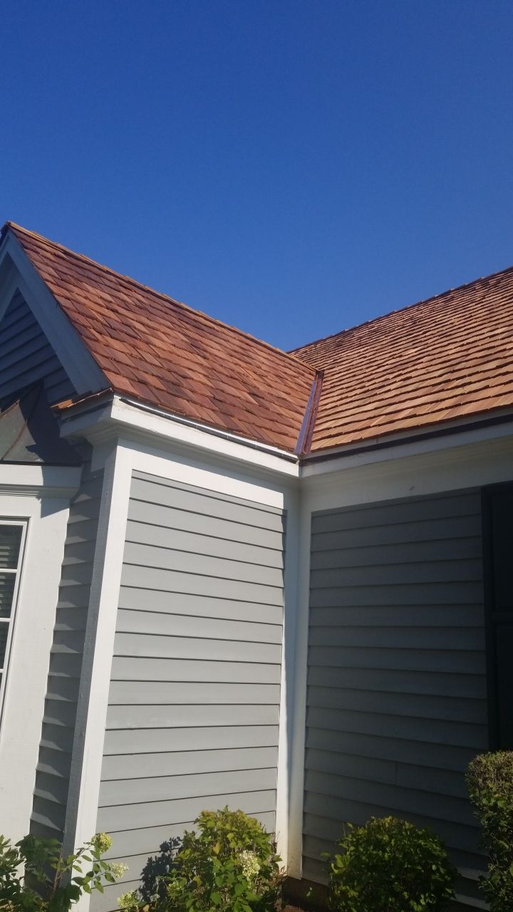 Cedar Roof Installation in Lake Forest by Custom Installations, Inc.