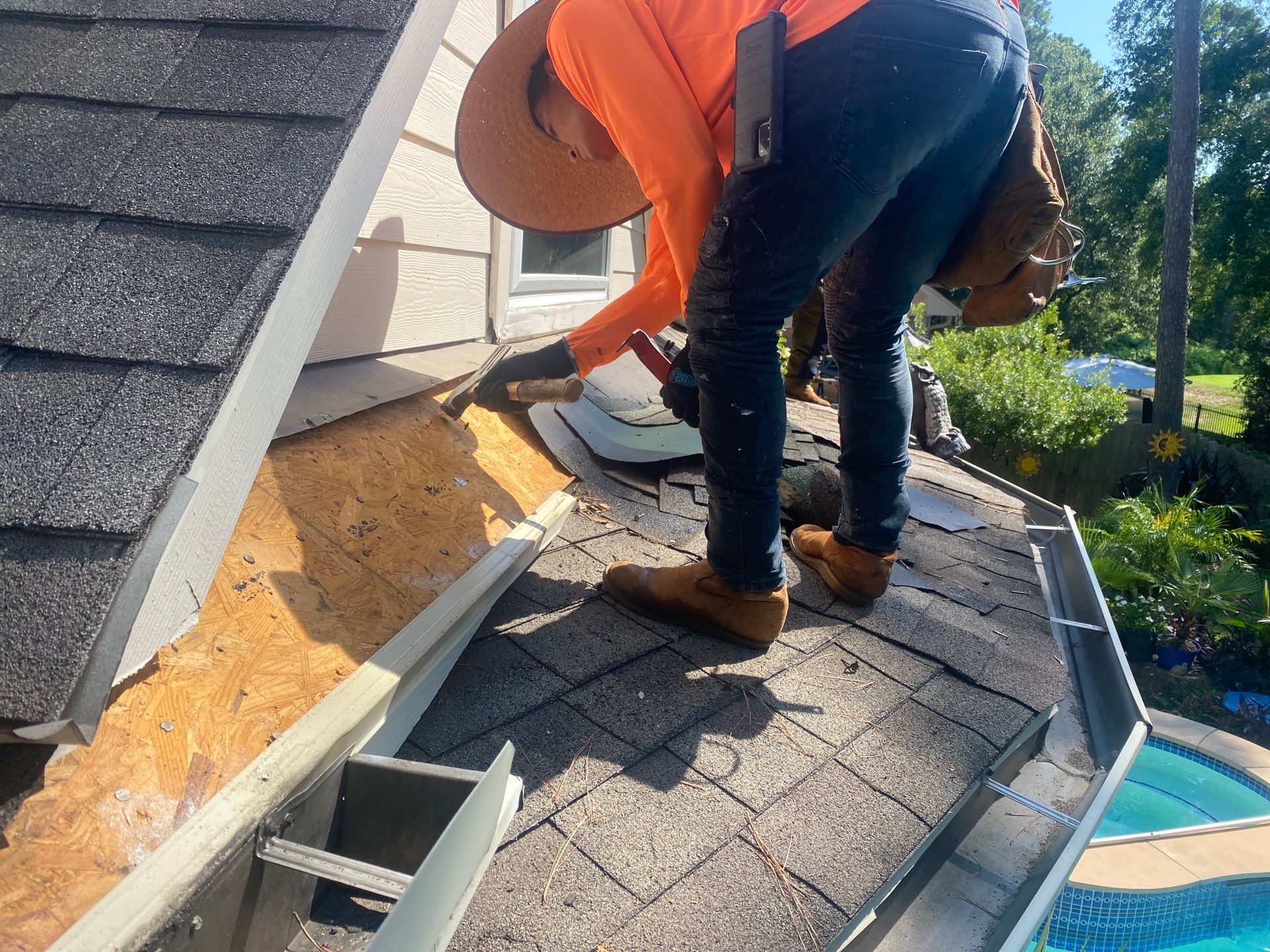 Residential Roofing Repair using Owen's Corning Duration (Lifetime) Shingles by Roof Repair Company