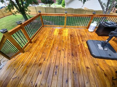 Wood Deck and Fence using Wood Sealant