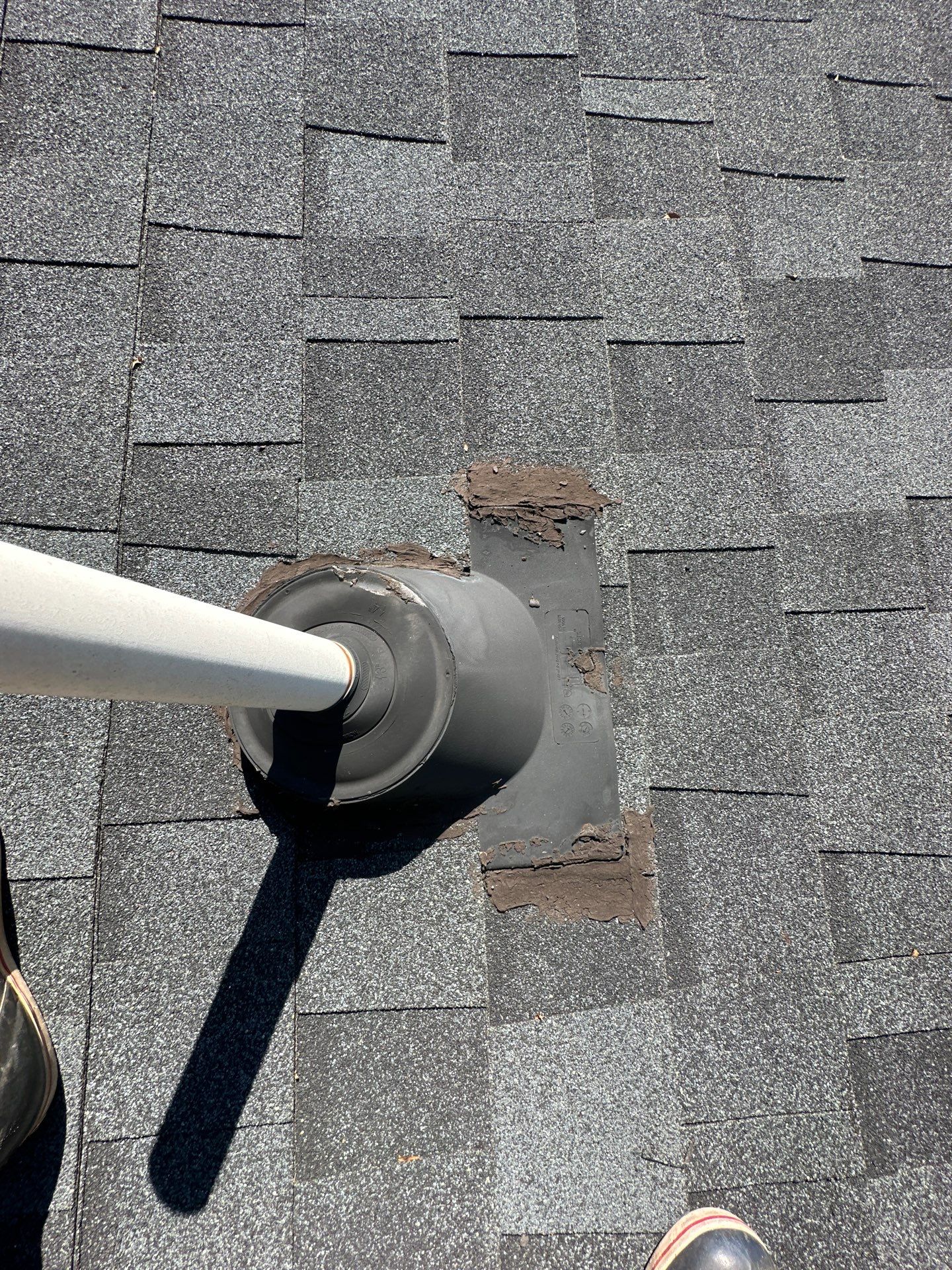 Repairing Leaking Pipe Boots by Peak 2 Peak Services LLC
