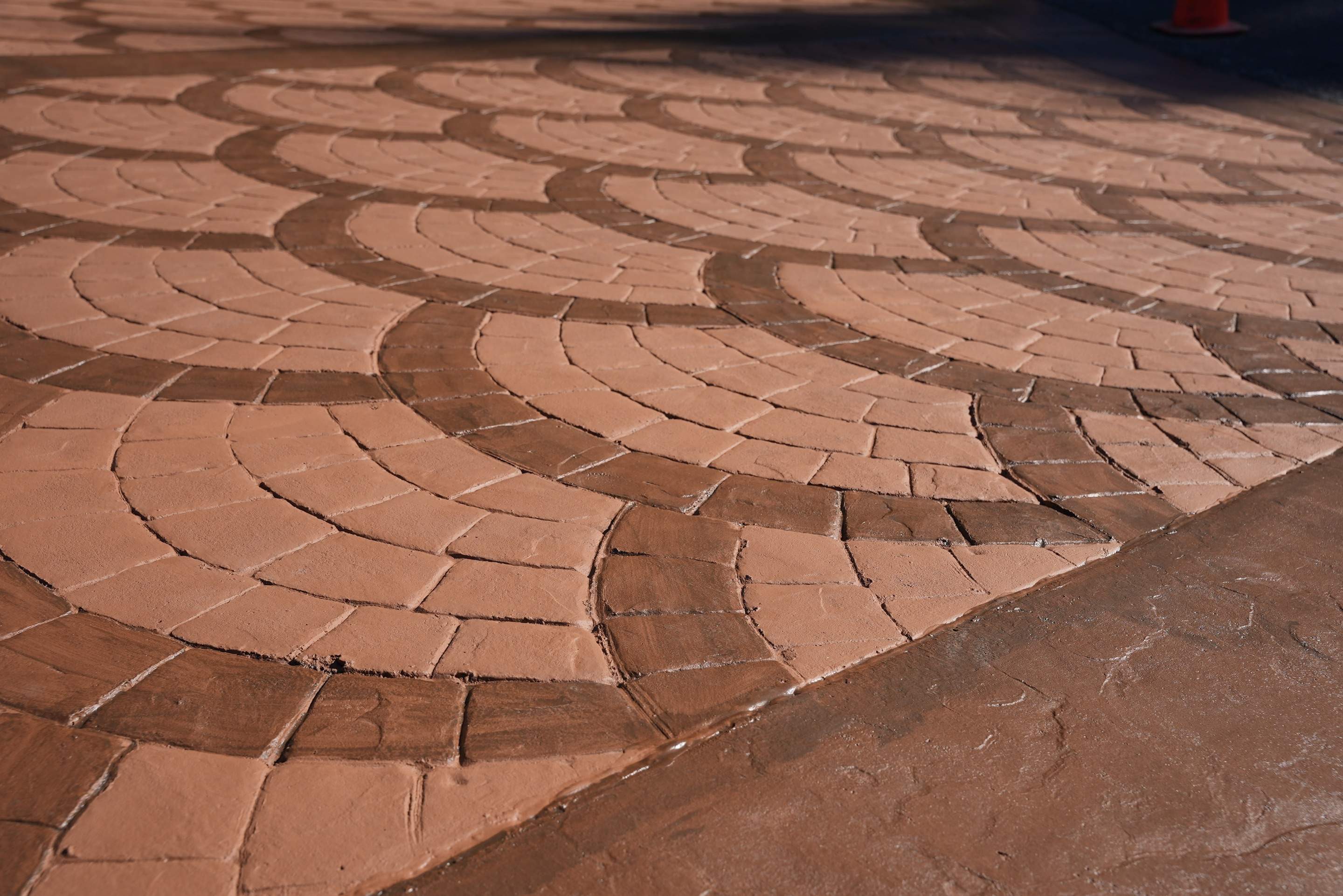 Mehta | Tiled Driveway with Sealer & Retaining Wall  by Jireh Asphalt & Concrete Inc 