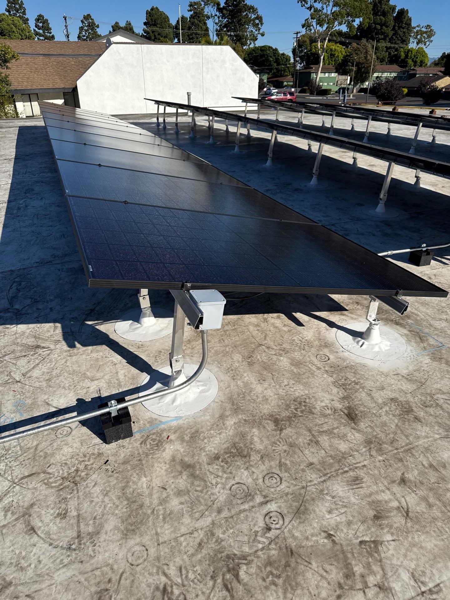 Commercial Solar Panel Installation for Ventura Church with Hyundai Modules by AWS Solar