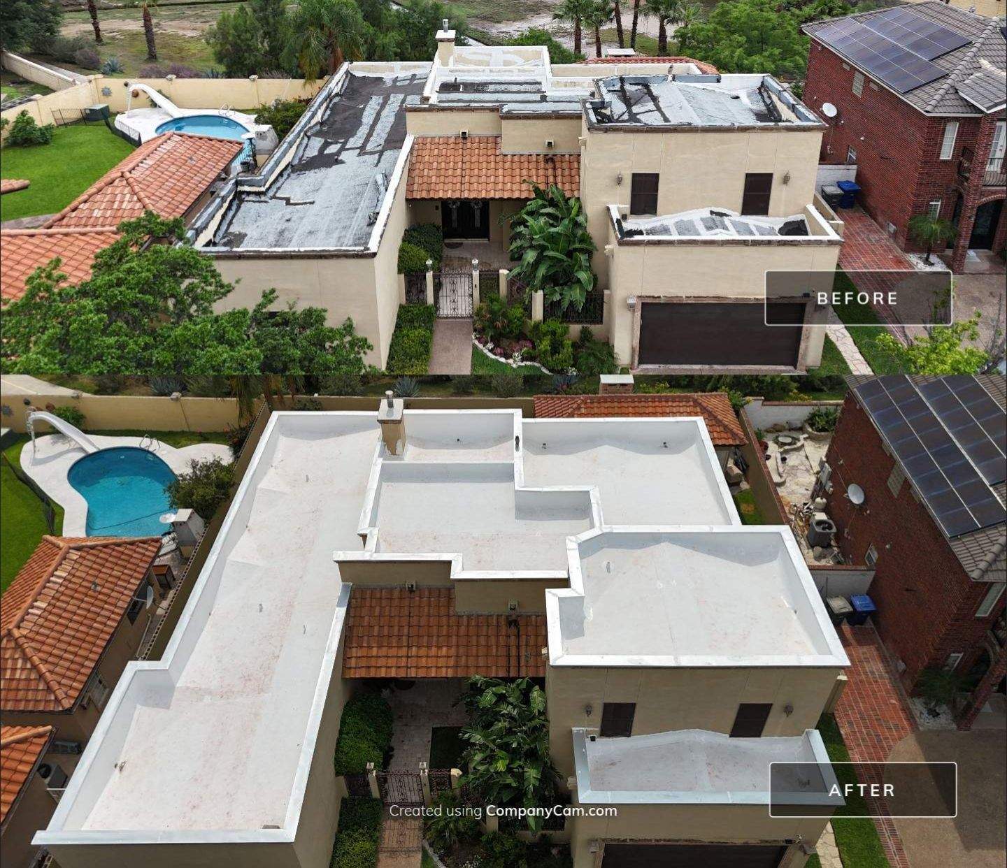 Flat Roof Replacement by JM Flores Roofing & Construction, Inc