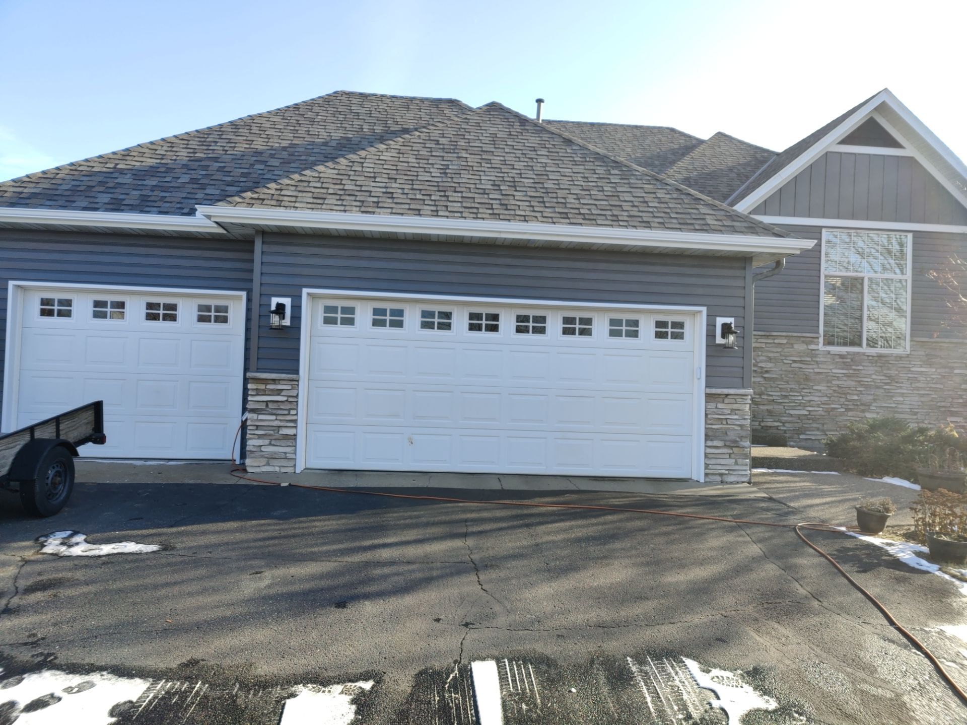 5" Gutters in Sartell by Next Level Seamless Gutters / Exteriors Inc.
