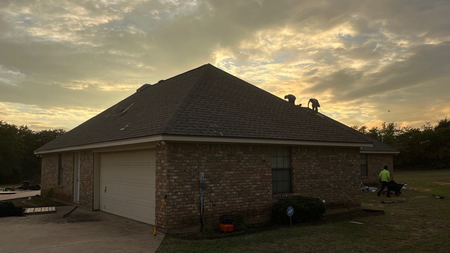Rendon Forth Worth Texas Large Estate - Roofing Installation using GAF Timberline Armorsheild 2 Class 4 Impact Resistant Shingle System by First United Roofing & Construction