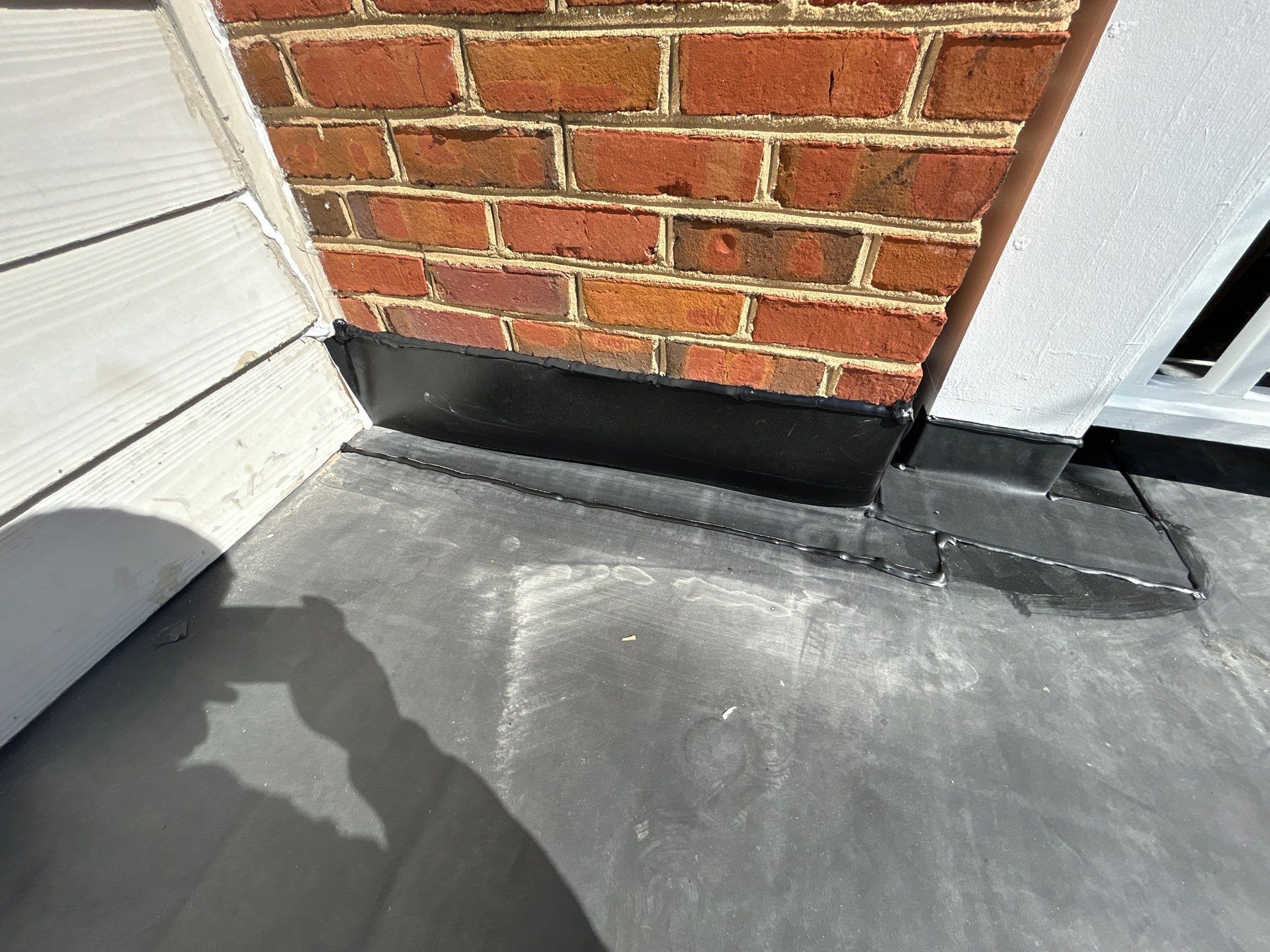 McLean - Residential Flat Roof Replacement with Carlisle Syntec EPDM by RM Banning, Inc.