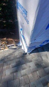 Chimney Siding Reconstruction and Full Exterior Painting in Marietta by Swift Home Renovations