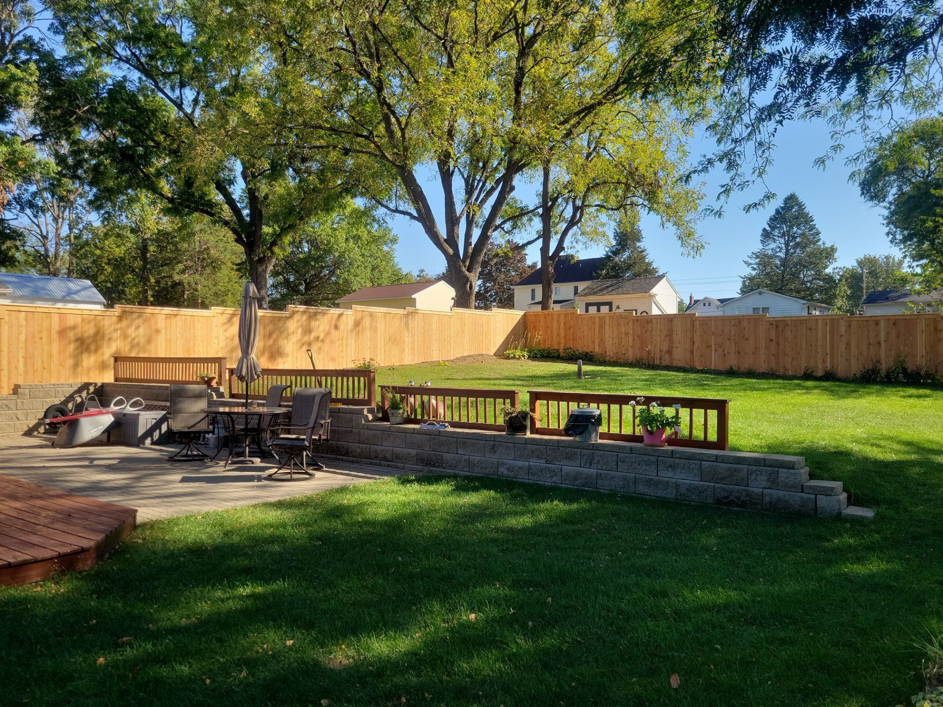 Project in Cedar Falls by Perfect Picket Fence and Stain