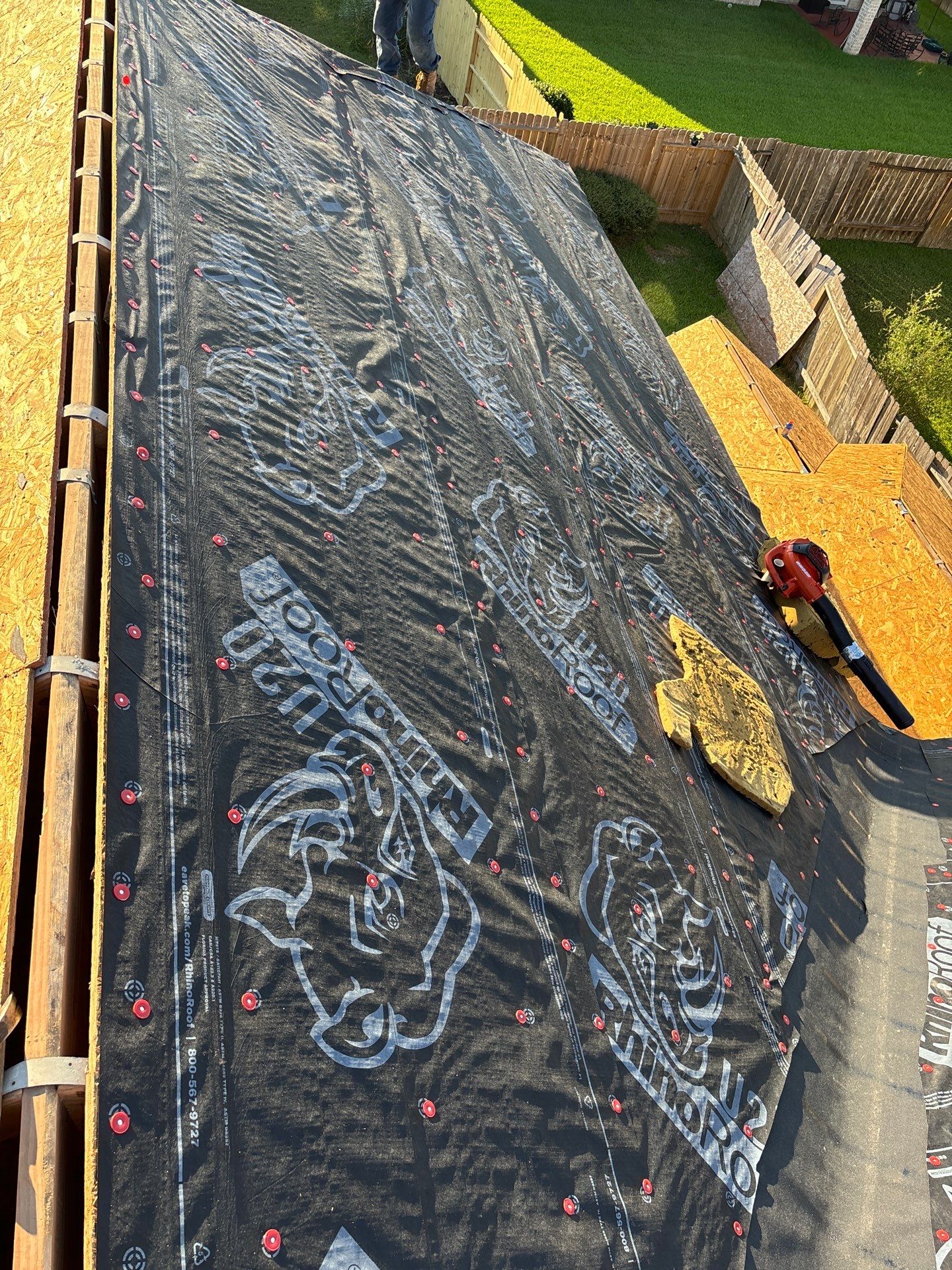 Residential Roofing Installation using Owen's Corning Duration (Lifetime) Shingles by Roof Repair Company