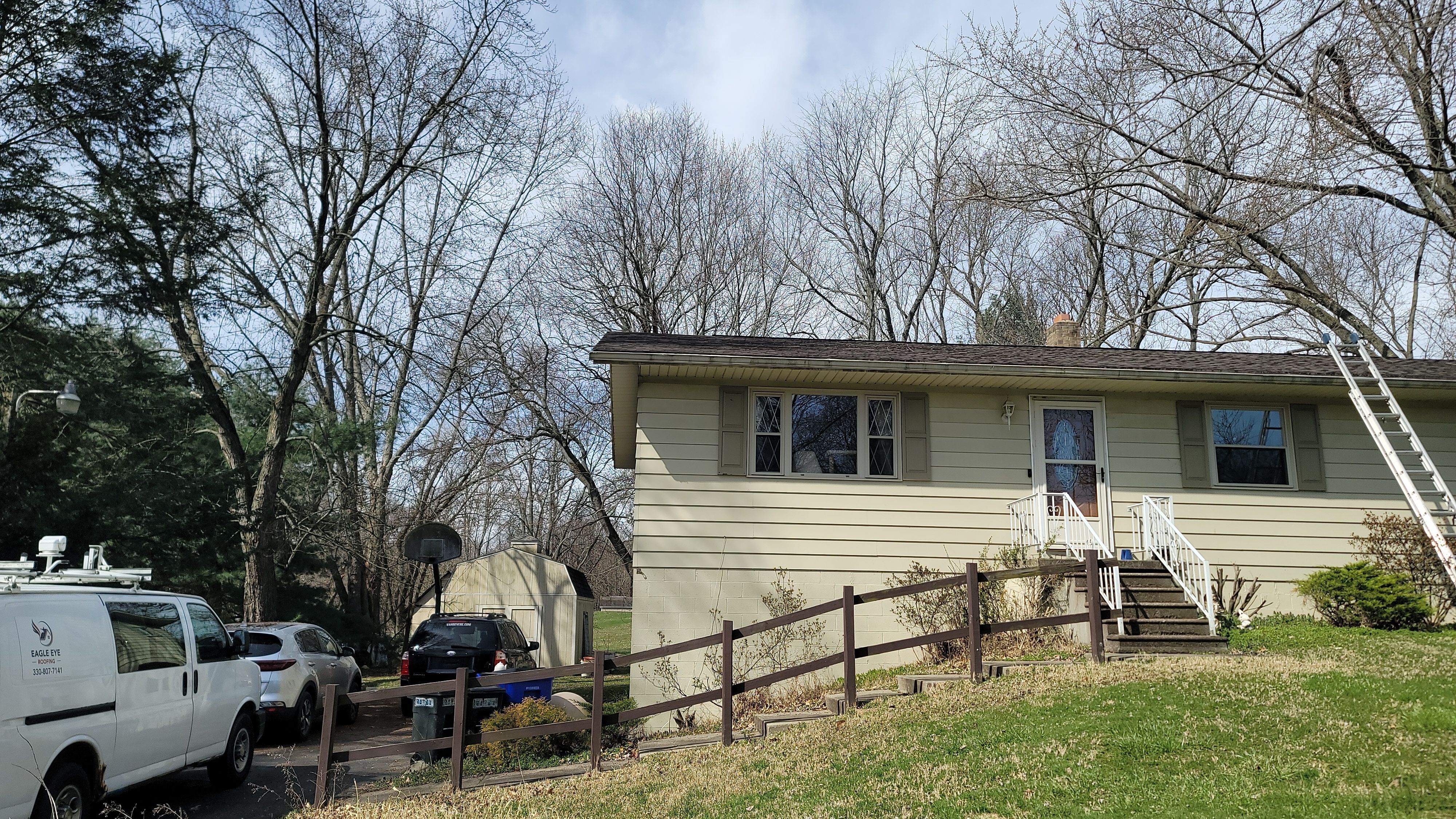 Atlas Pinnacle, Color, Weathered Shadow, Drip Edge, Color, Royal Brown by Eagle Eye Roofing
