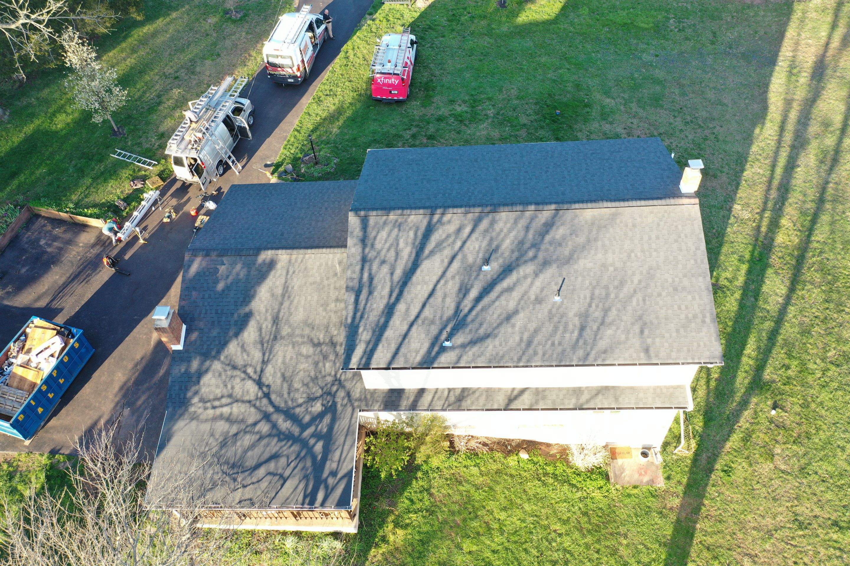 Roofing Installation using CertainTeed Landmark - Moire Black by Storm Guard of Ches-Mont PA