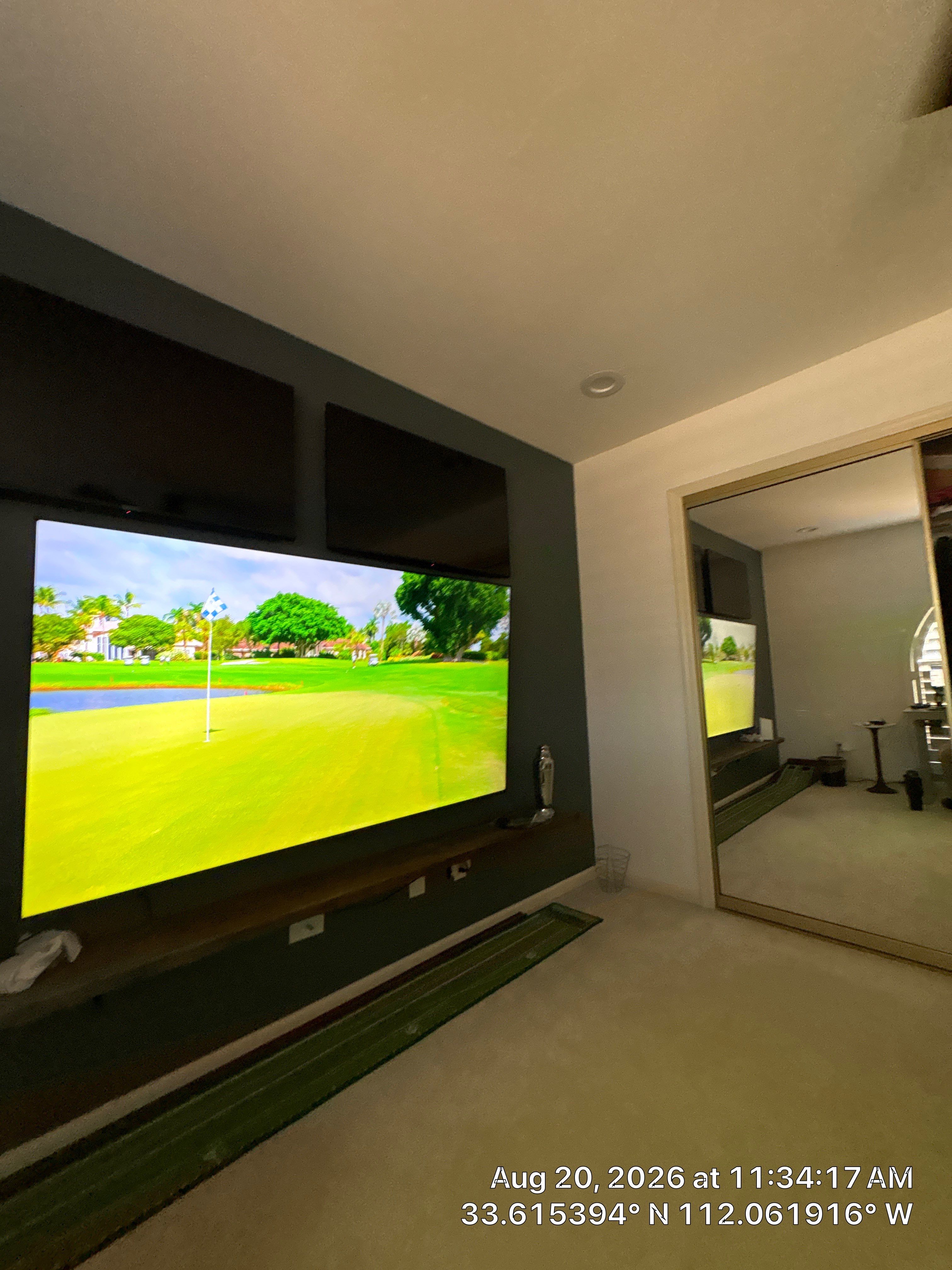 Interior Home Office Refresh with Custom Accent Wall in Phoenix by CompanyCam Sales Demo