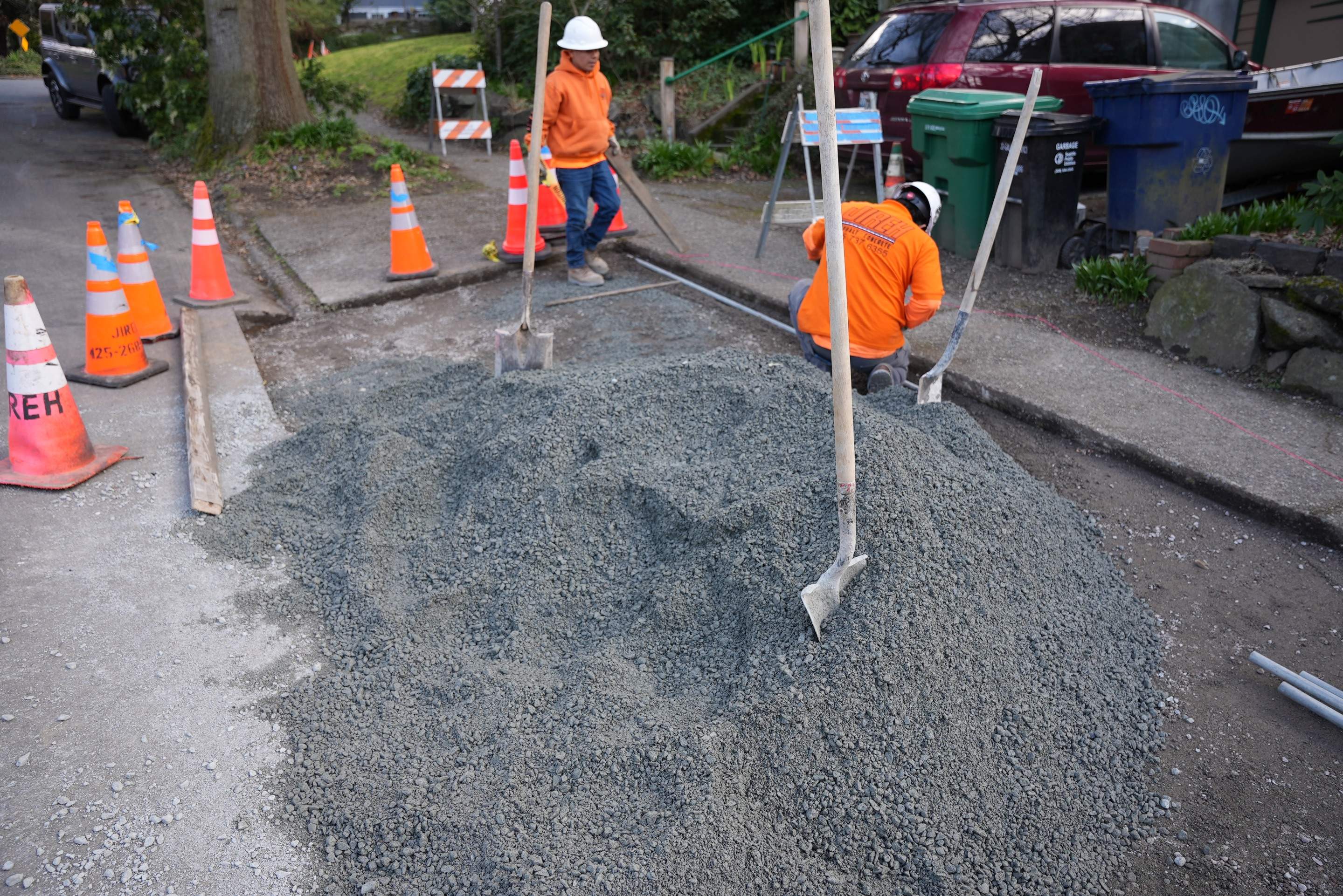 Russell | Turfstone Pavers Driveway  by Jireh Asphalt & Concrete Inc 