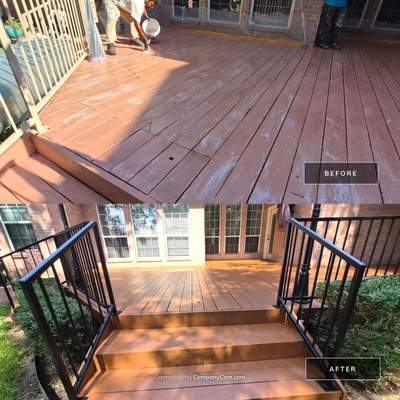 Tyler, TX Exterior Deck Staining & Color Refresh