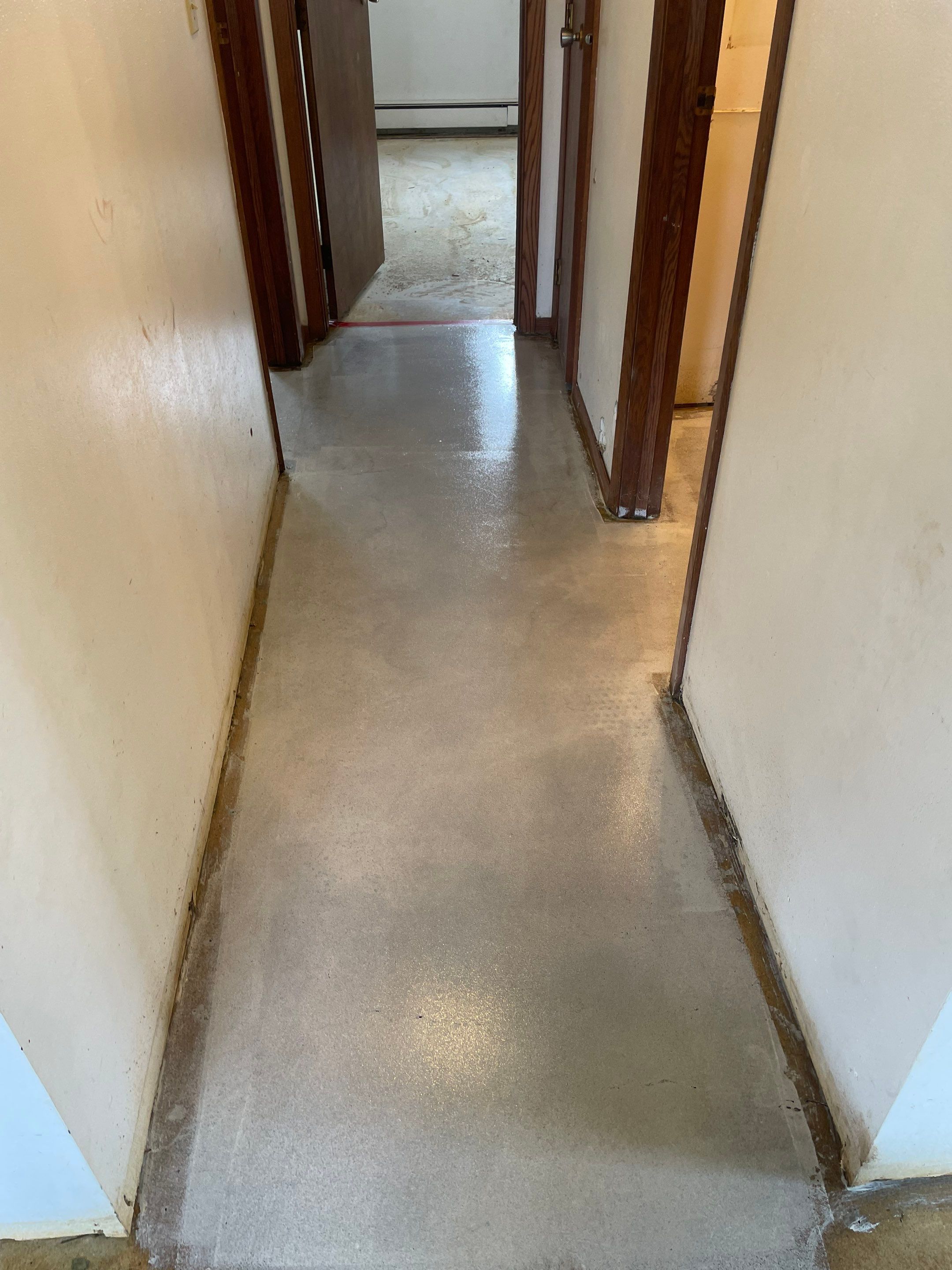 Commercial Subfloor Preparation and Flooring Restoration in Sioux Falls by Select Painting, Coatings & Garage Cabinets