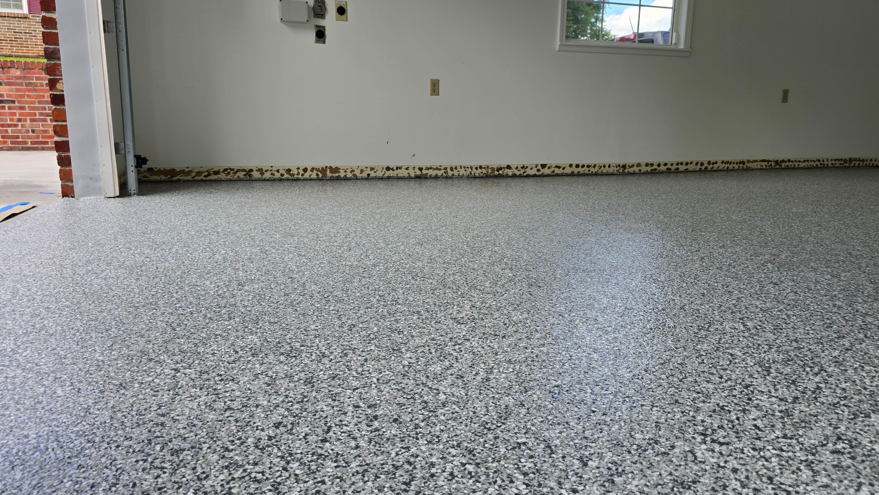 Garage using Gravel by Elite Floor Solutions