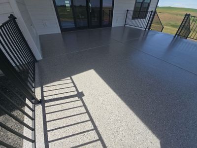 Concrete Porch and Patio Coating Transformation in Spangle