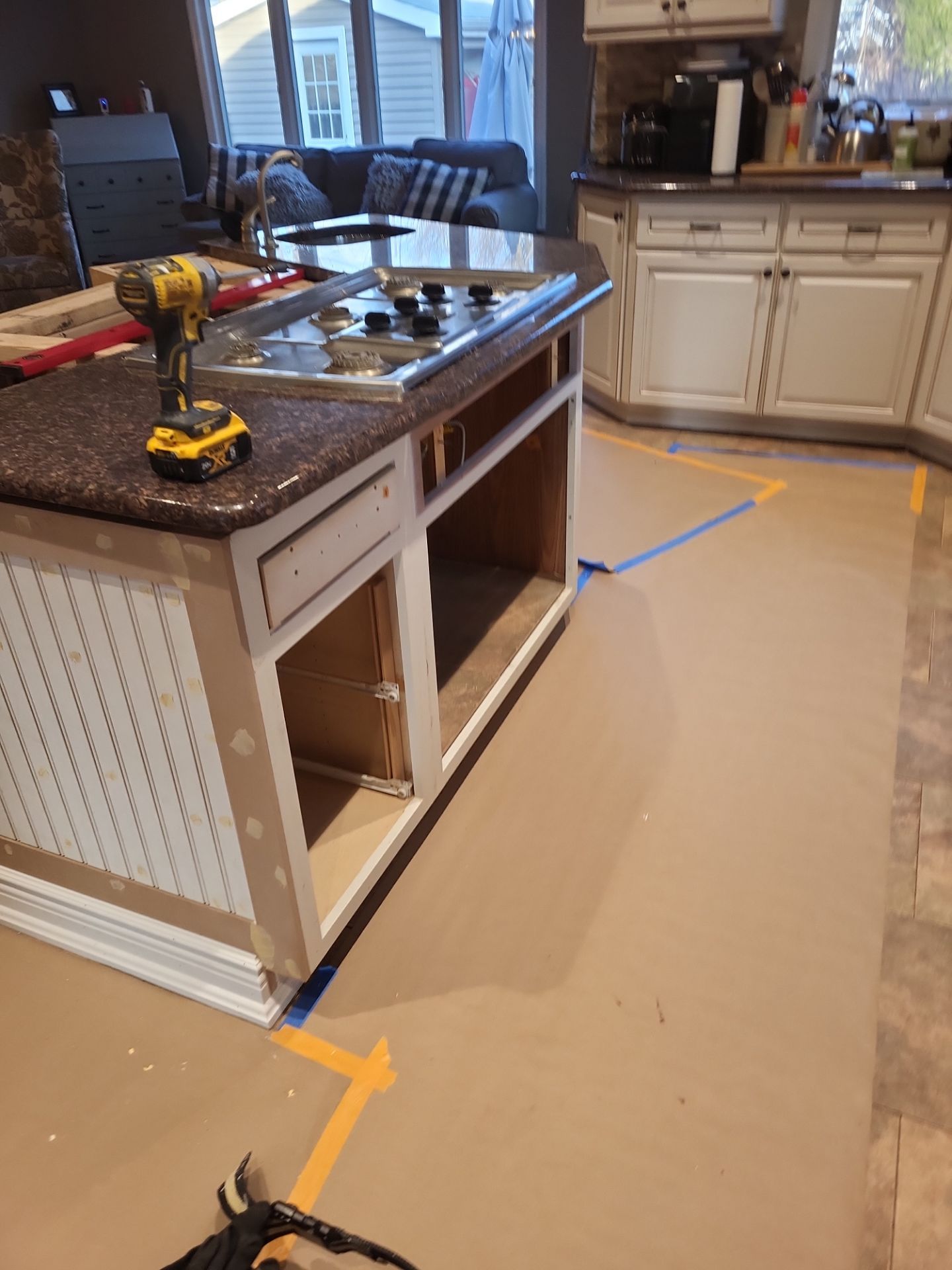 Custom Island Remodel by Spectrum Painting, LLC