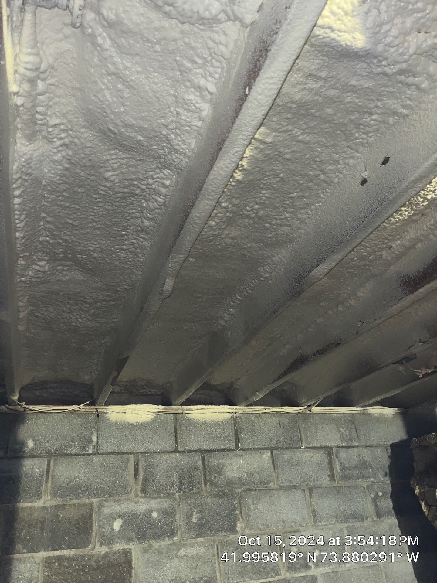 Attic Insulation using open cell spray foam by NYS Foam & Energy