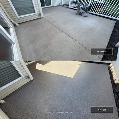VIntage Shalestone Patio Coating