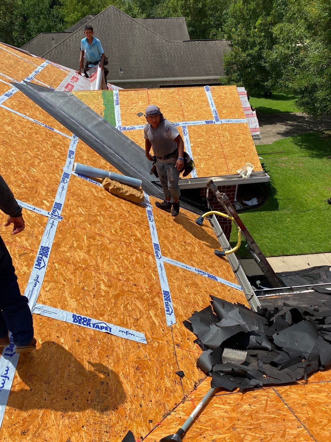 Commercial Roofing Installation using Roof Replacement by American Roofing & Construction LLC