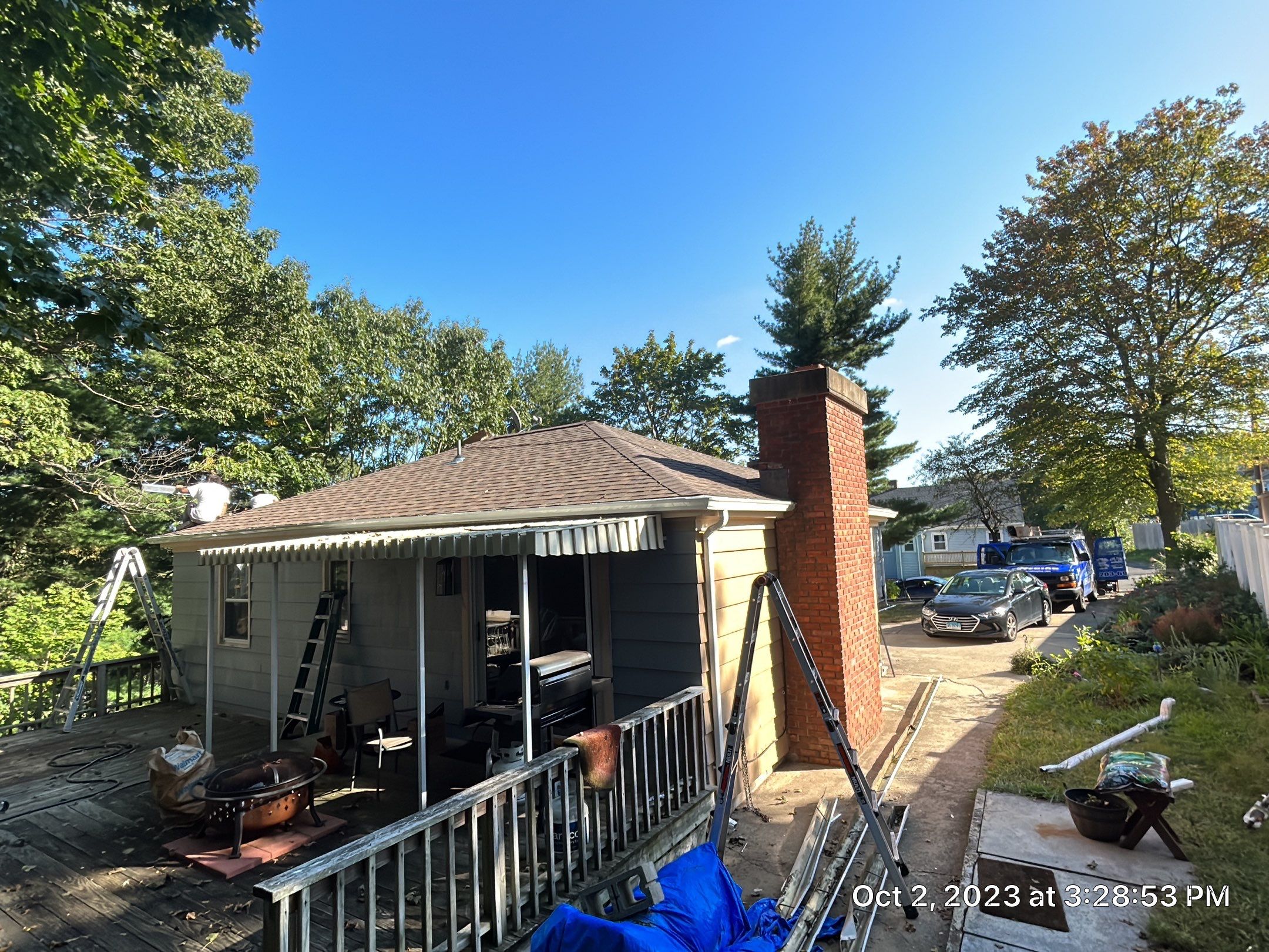 Residential Roofing Installation using Owens Corning Duration Teak by A Plus Exterior