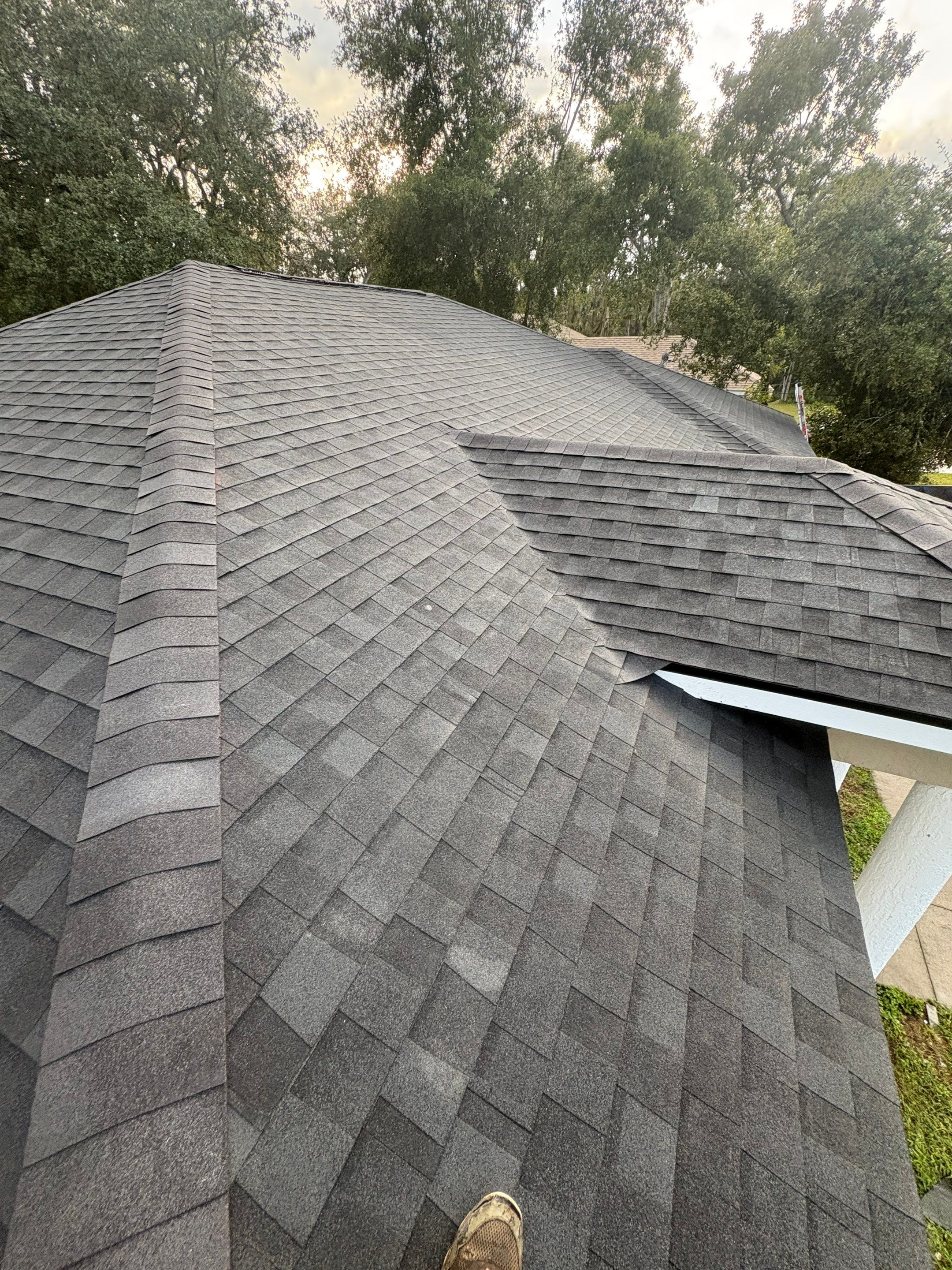 Ocala Roof Replacement Featuring Tamko Titan Rustic Black Shingles by Pinnacle Roofing Group